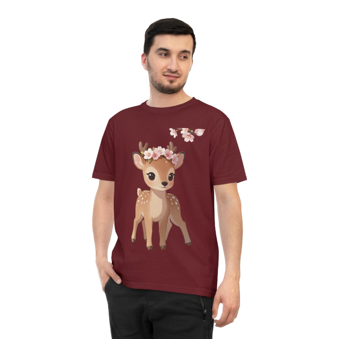 Spring Fawn — Cherry Blossom Crown Tee