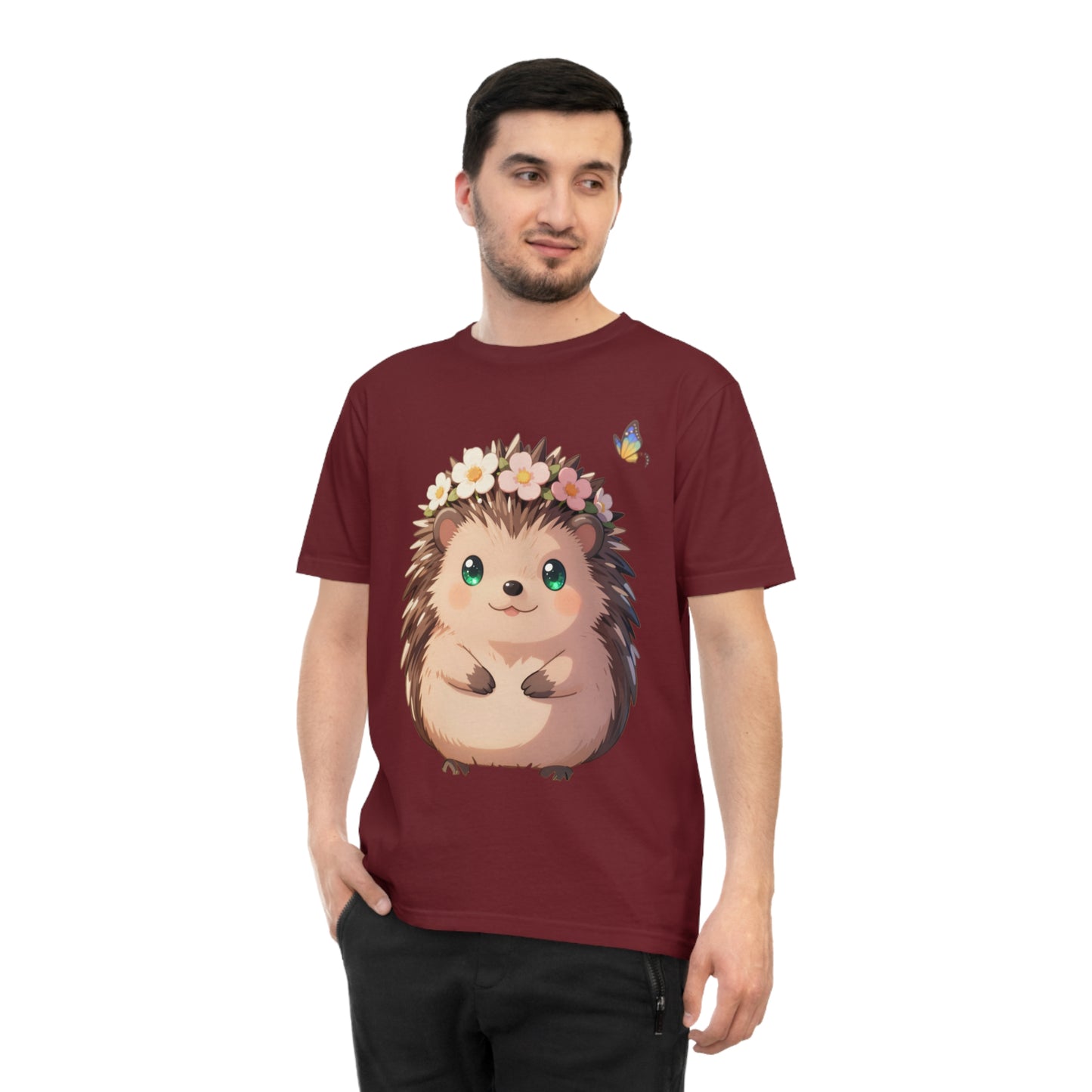 Floral Hedgehog — Blossom Meadow Kawaii Tee