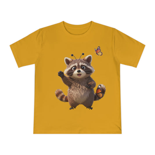 Butterfly Raccoon — Meadow Flutter Kawaii Tee