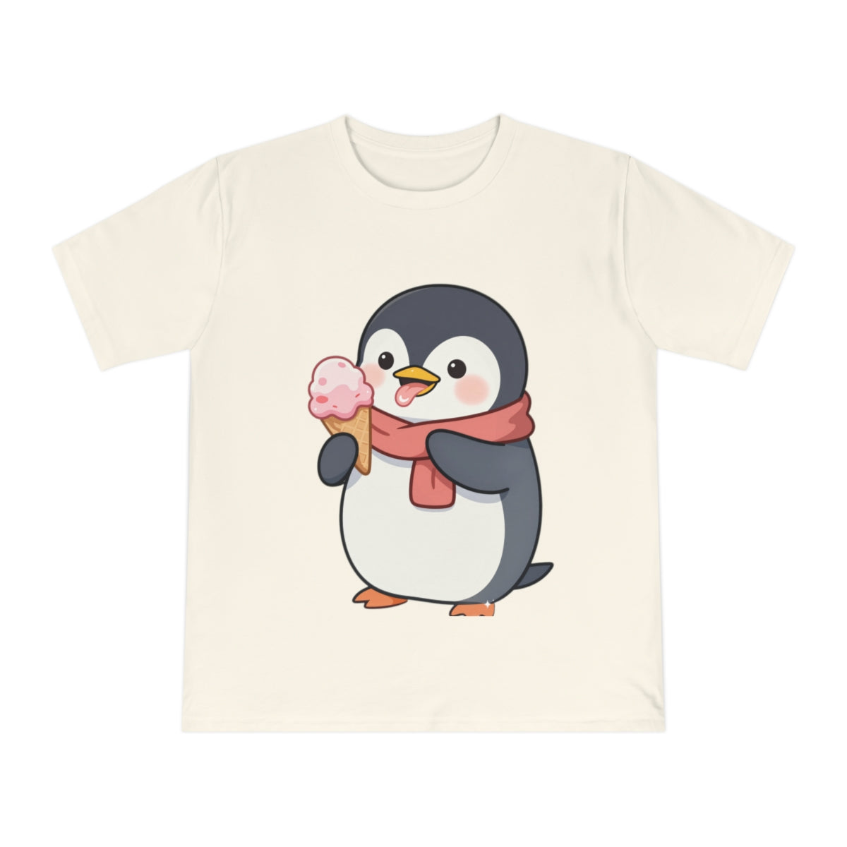 Baby Penguin Ice Cream β Premium Print-On-Demand
