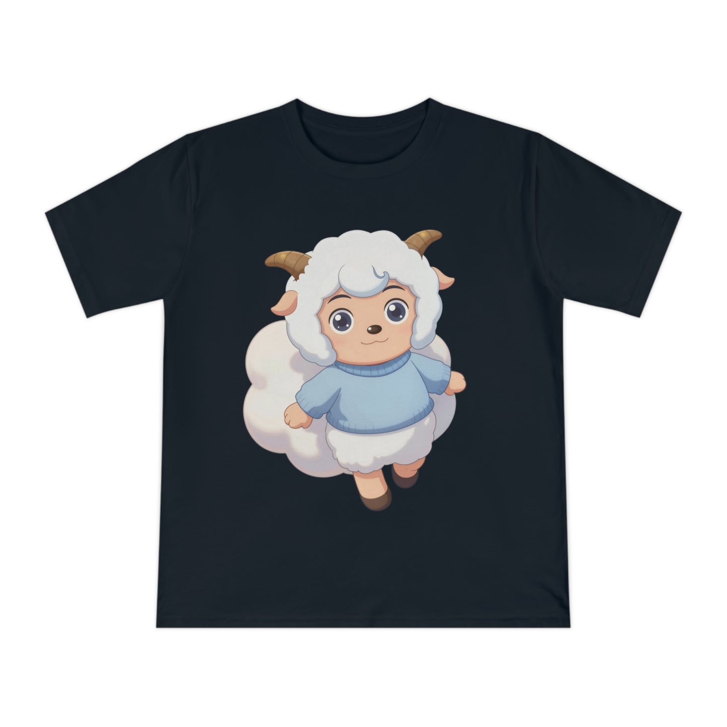 Fluffy Sheep Girl — Dreamy Anime Kawaii Sheep Character Tee