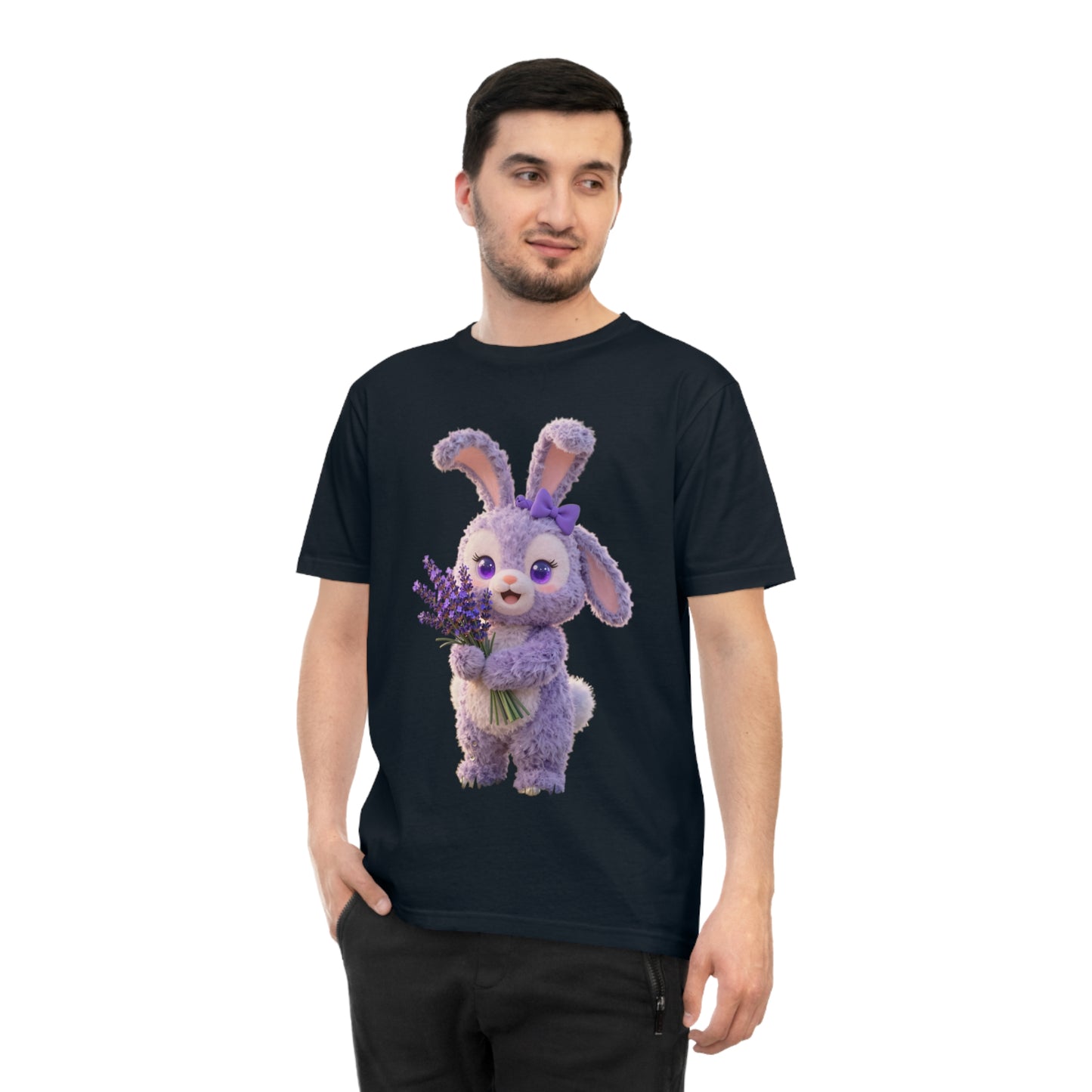 Lavender Dream Bunny — Pastel Flower Field Tee