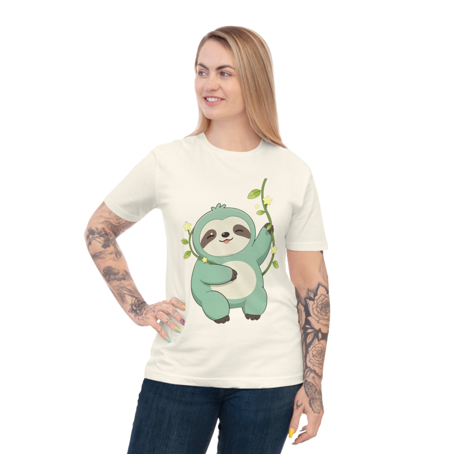 Sleepy Sloth — Dreamy Vine Kawaii Tee