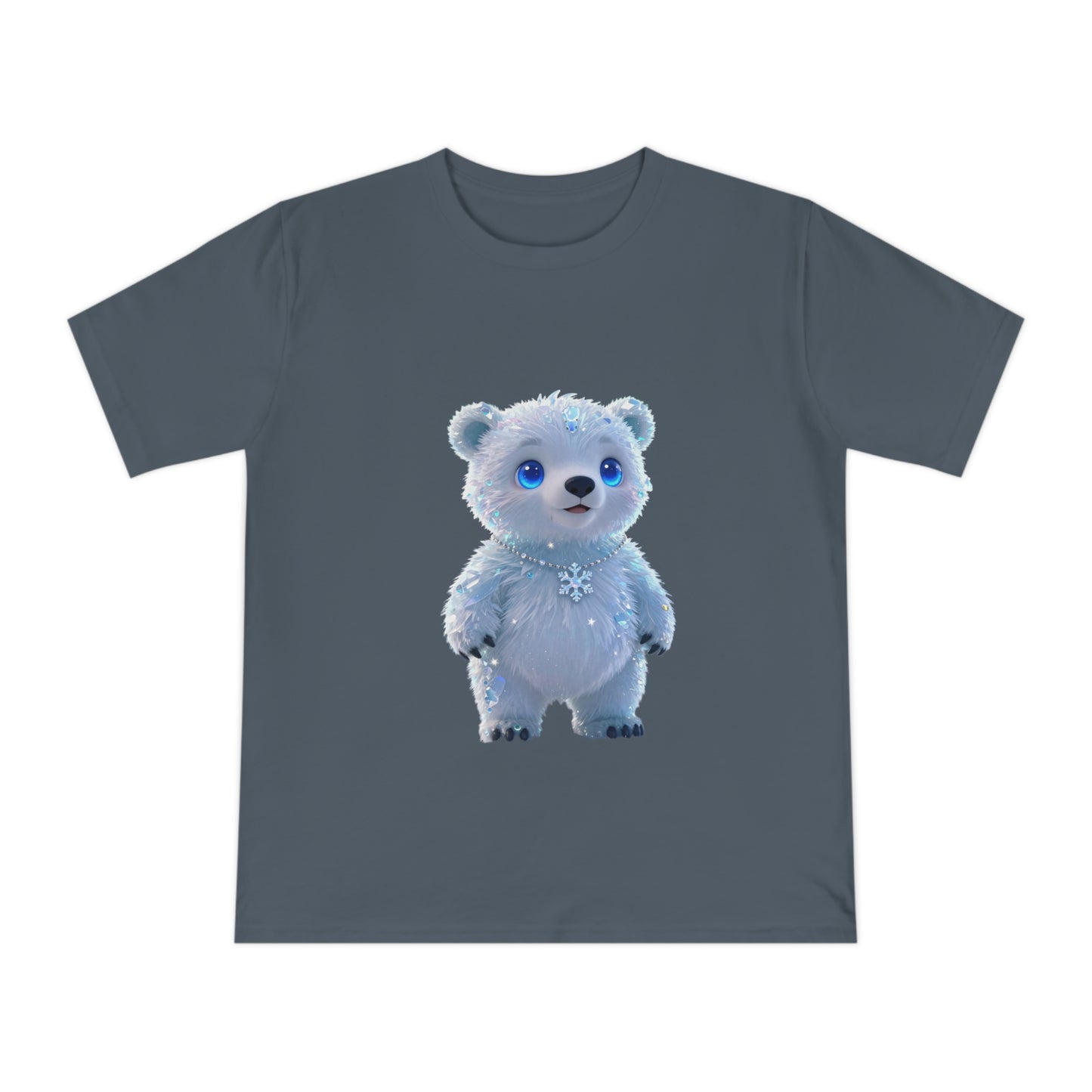 Crystal Arctic Bear — Aurora Night Kawaii Tee