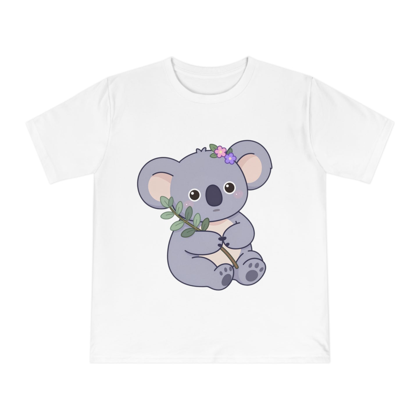 Lavender Koala — Flower Crown Kawaii Eucalyptus Tee