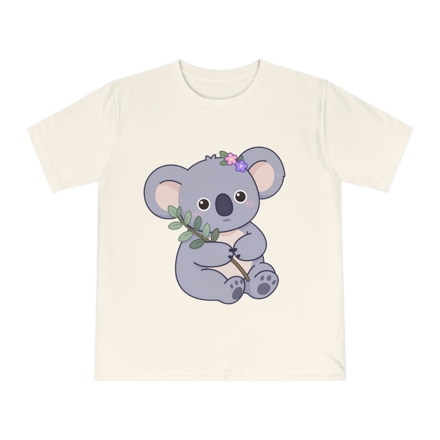 Lavender Koala — Flower Crown Kawaii Eucalyptus Tee