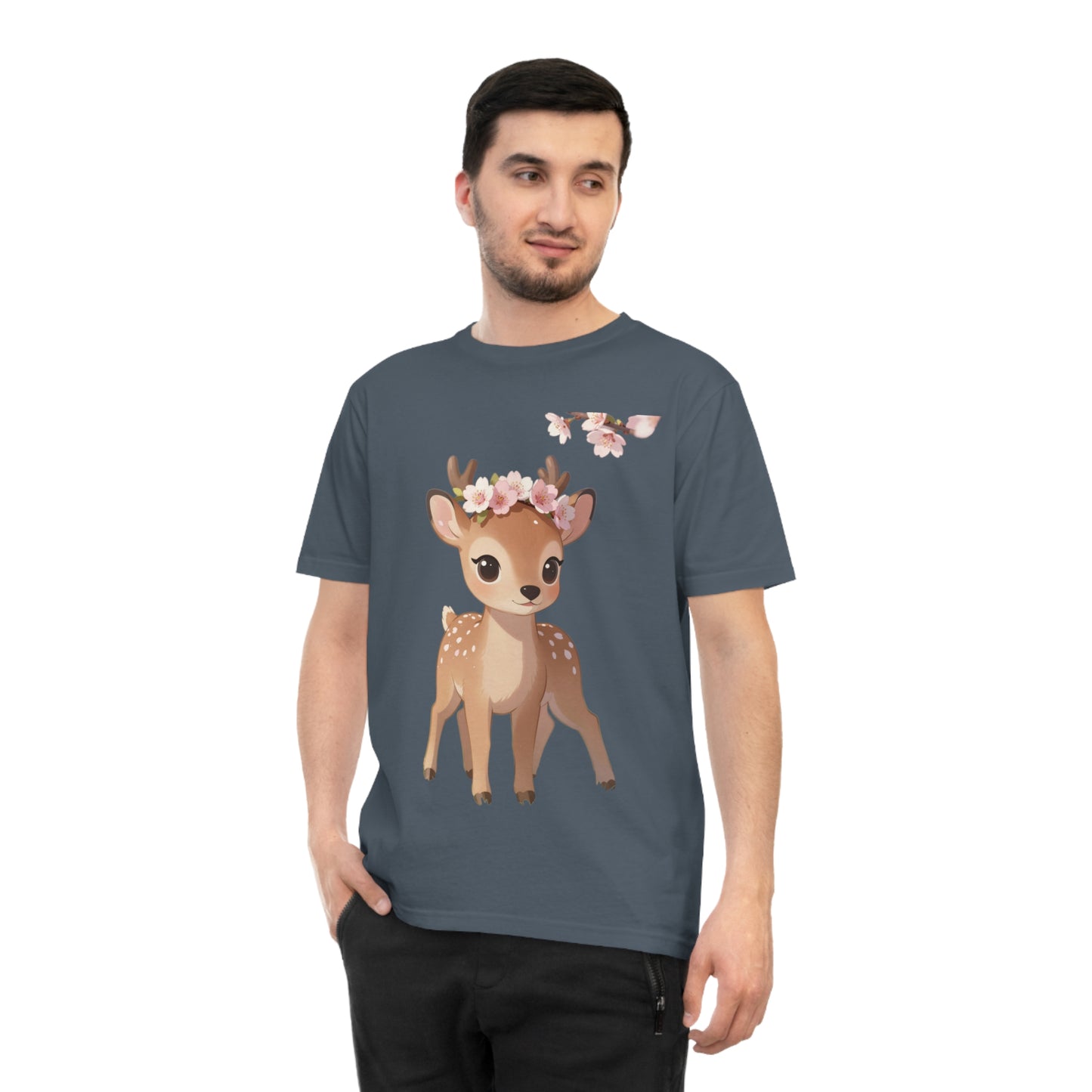 Spring Fawn — Cherry Blossom Crown Tee