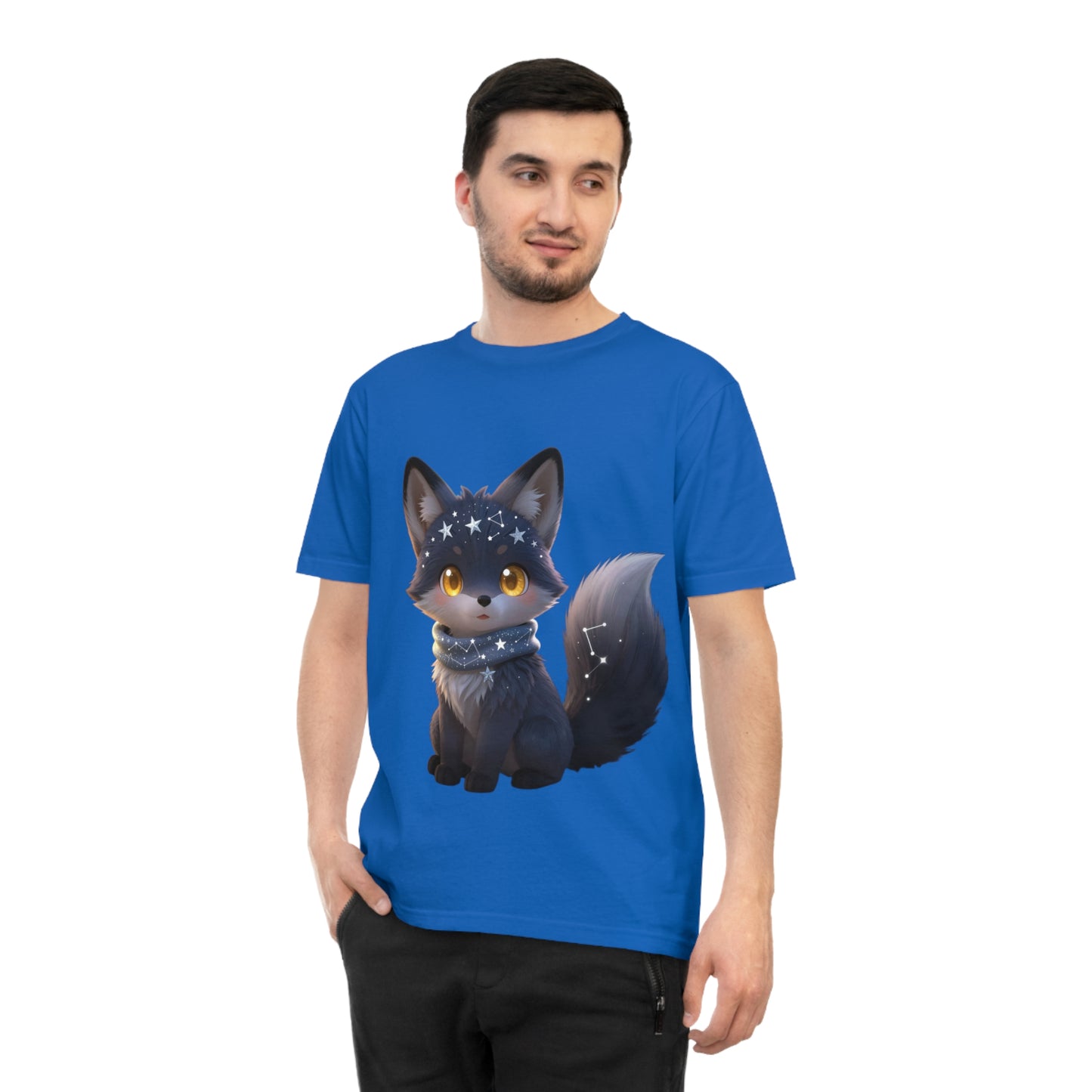 Starry Night Fox — Magical Constellation Kawaii Tee