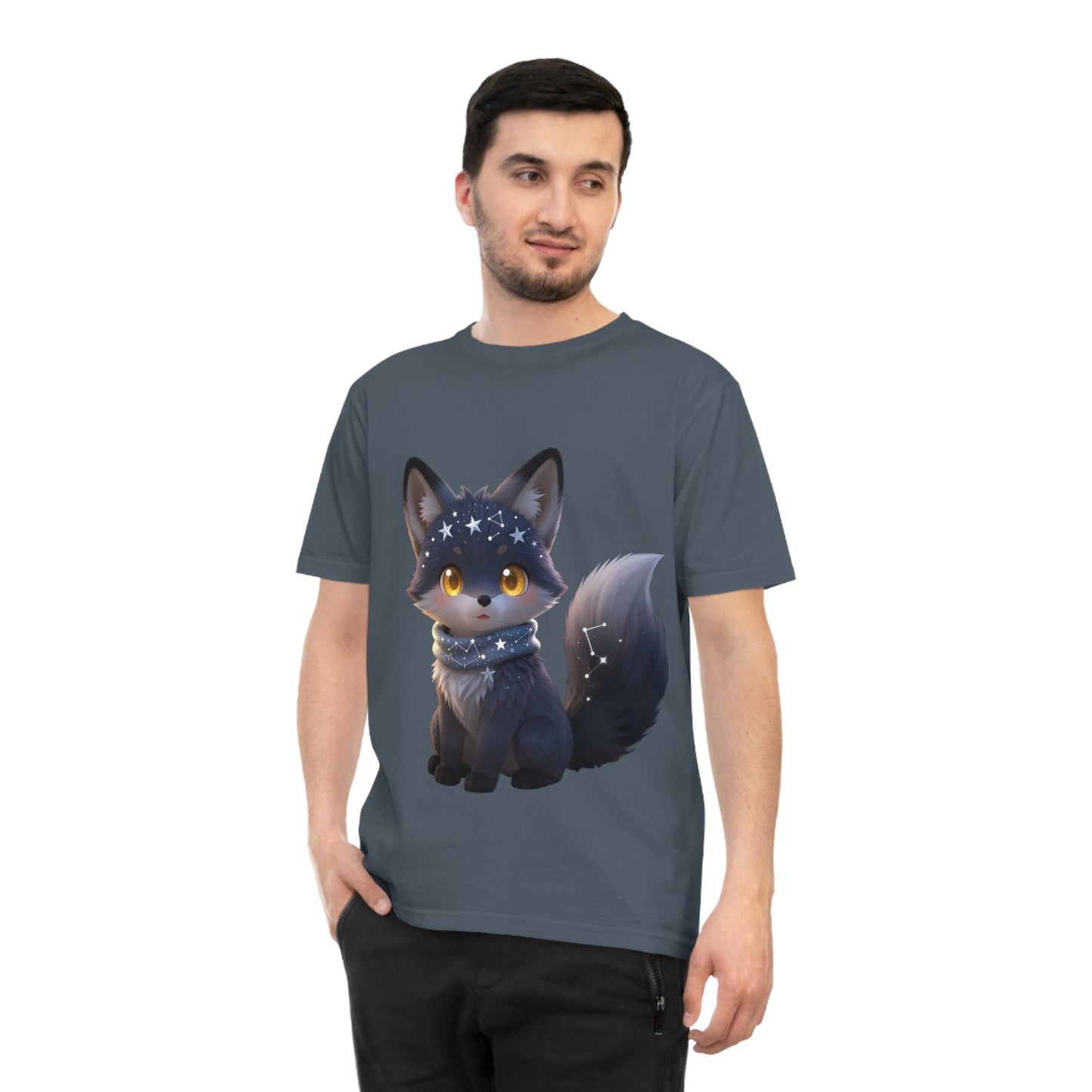 Starry Night Fox — Magical Constellation Kawaii Tee