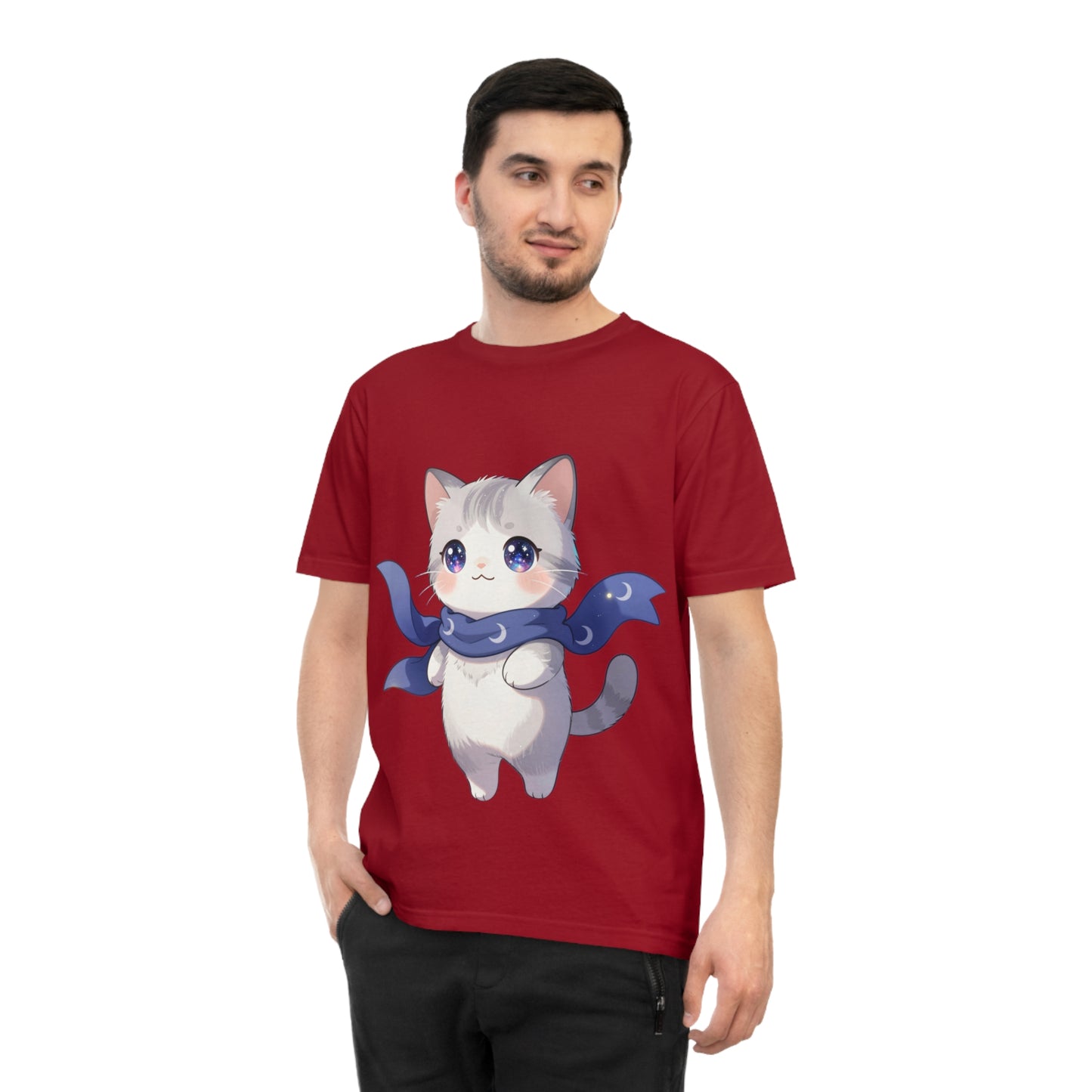 Chibi Galaxy Cat — Kawaii Night Sky Tee