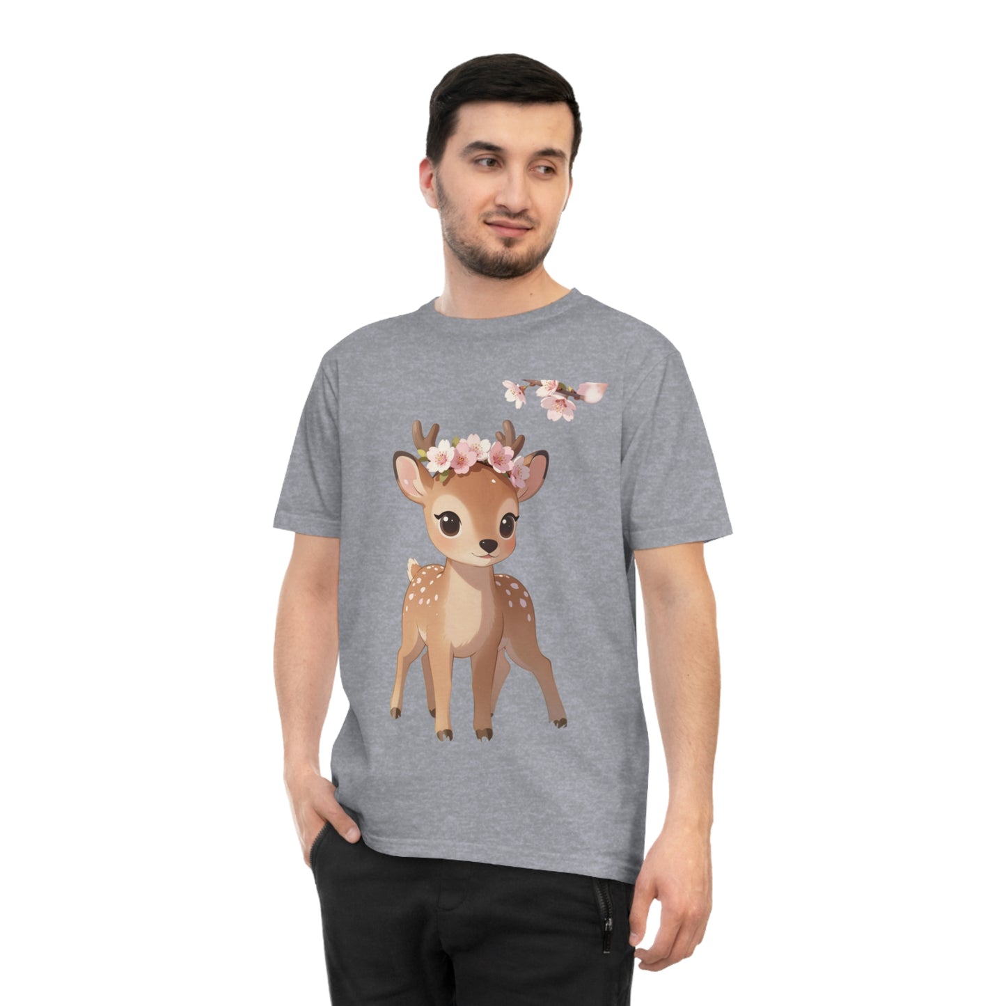 Spring Fawn — Cherry Blossom Crown Tee
