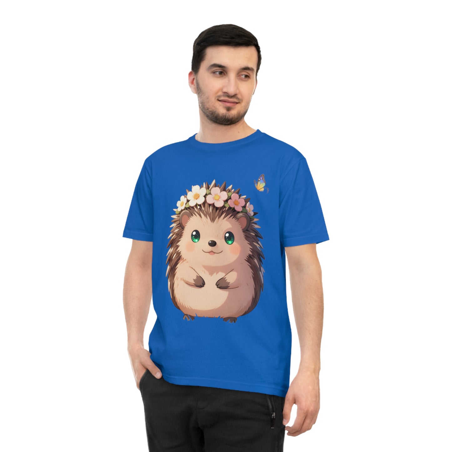 Floral Hedgehog — Blossom Meadow Kawaii Tee