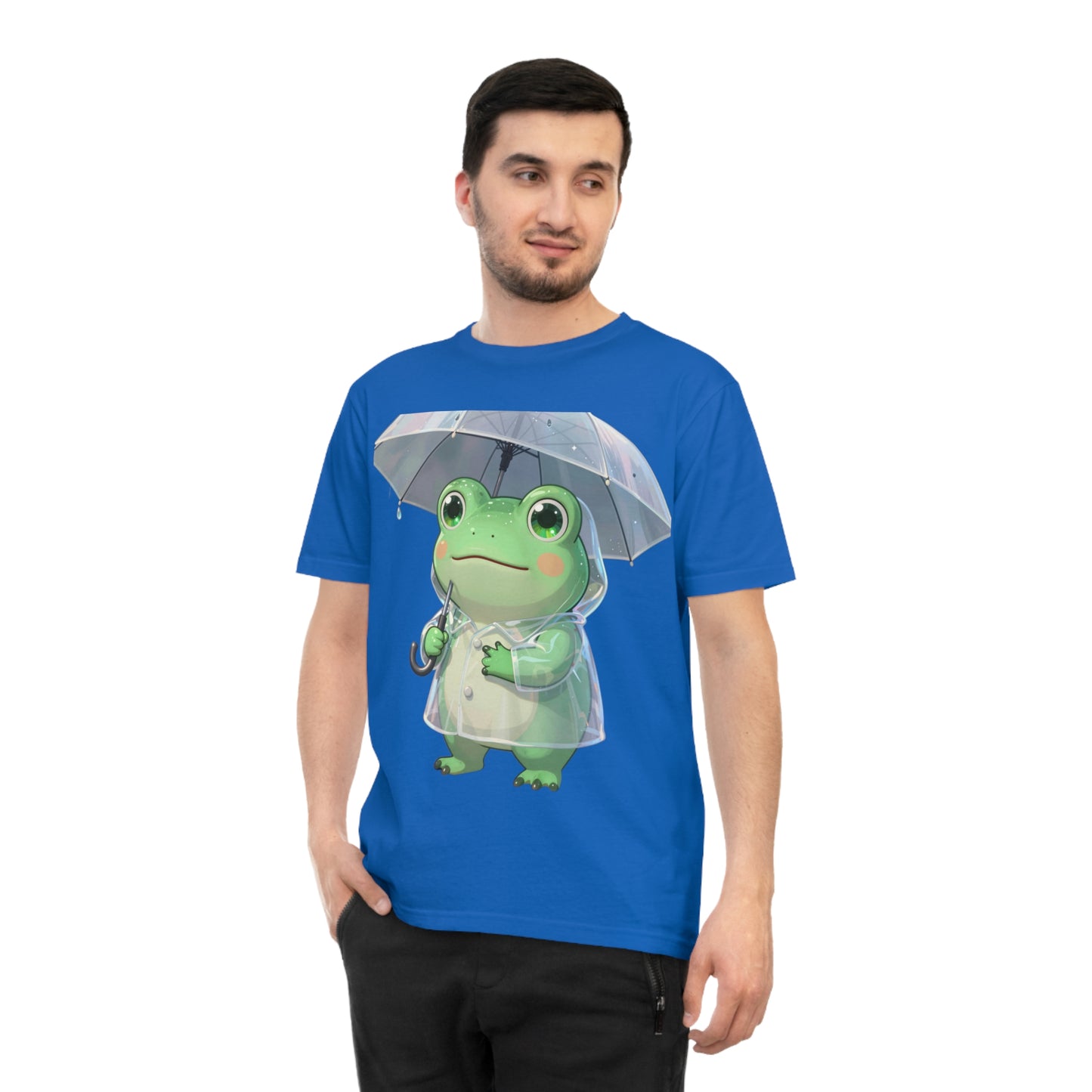 Kawaii Rain Frog — Cozy Puddle Day Tee