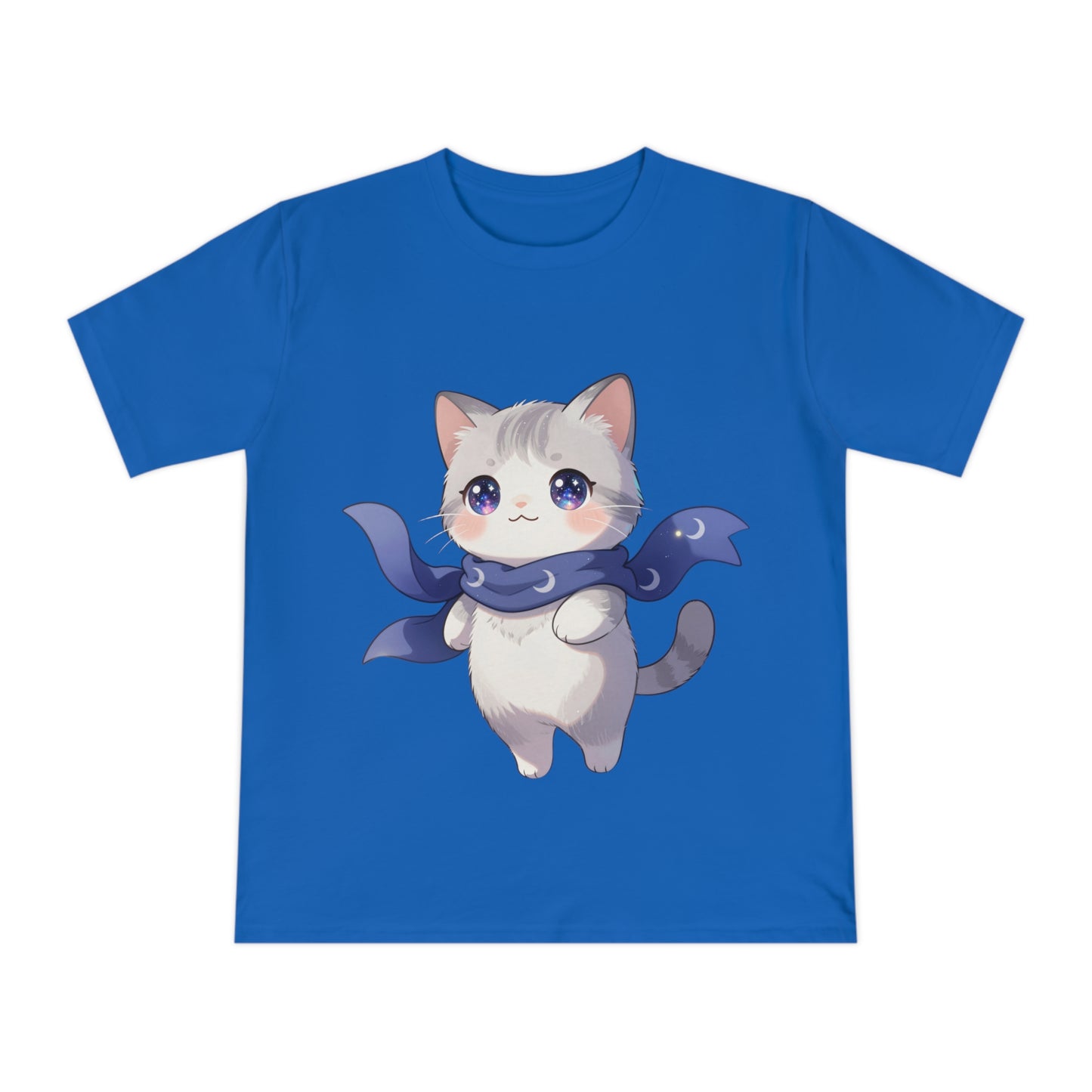 Chibi Galaxy Cat — Kawaii Night Sky Tee