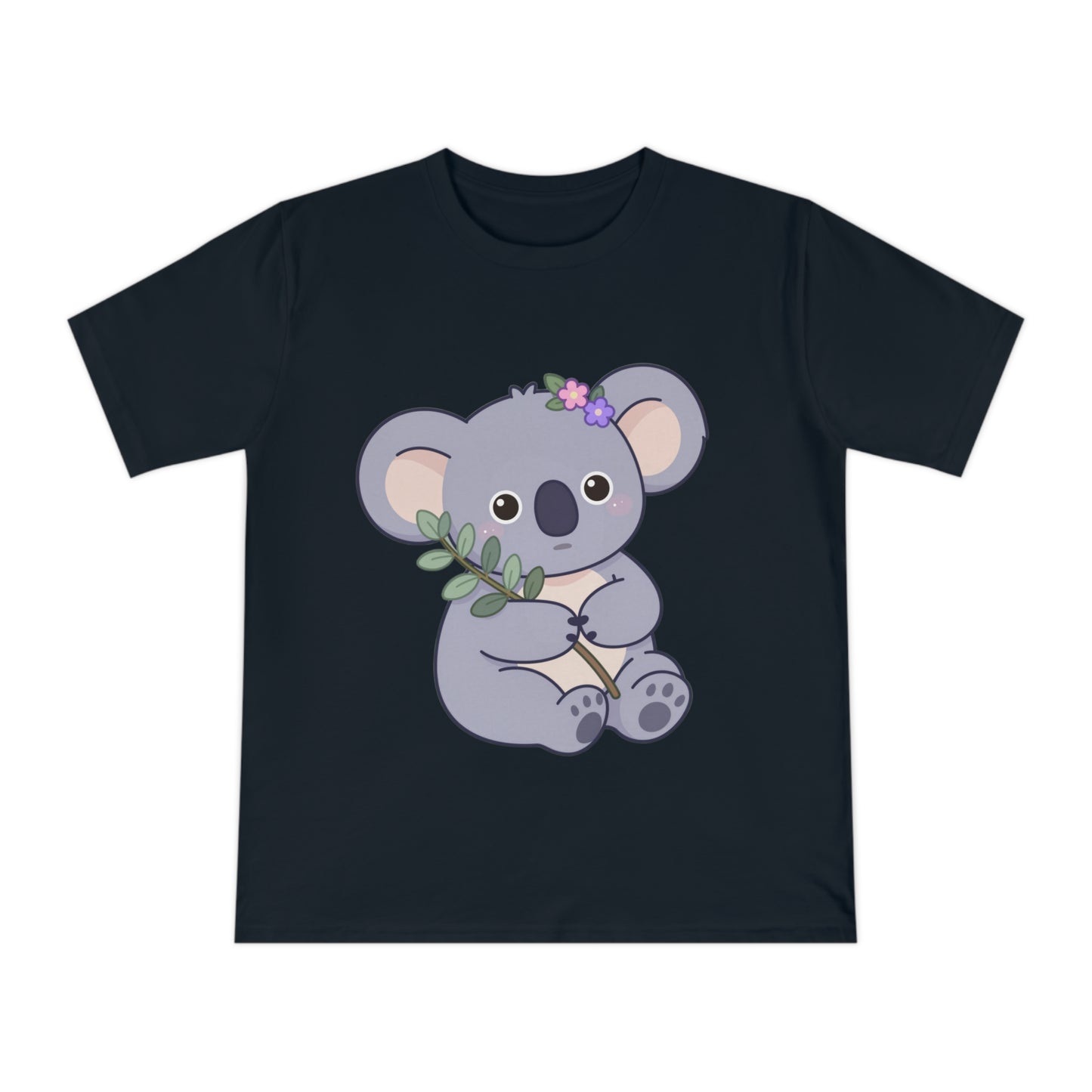 Lavender Koala — Flower Crown Kawaii Eucalyptus Tee