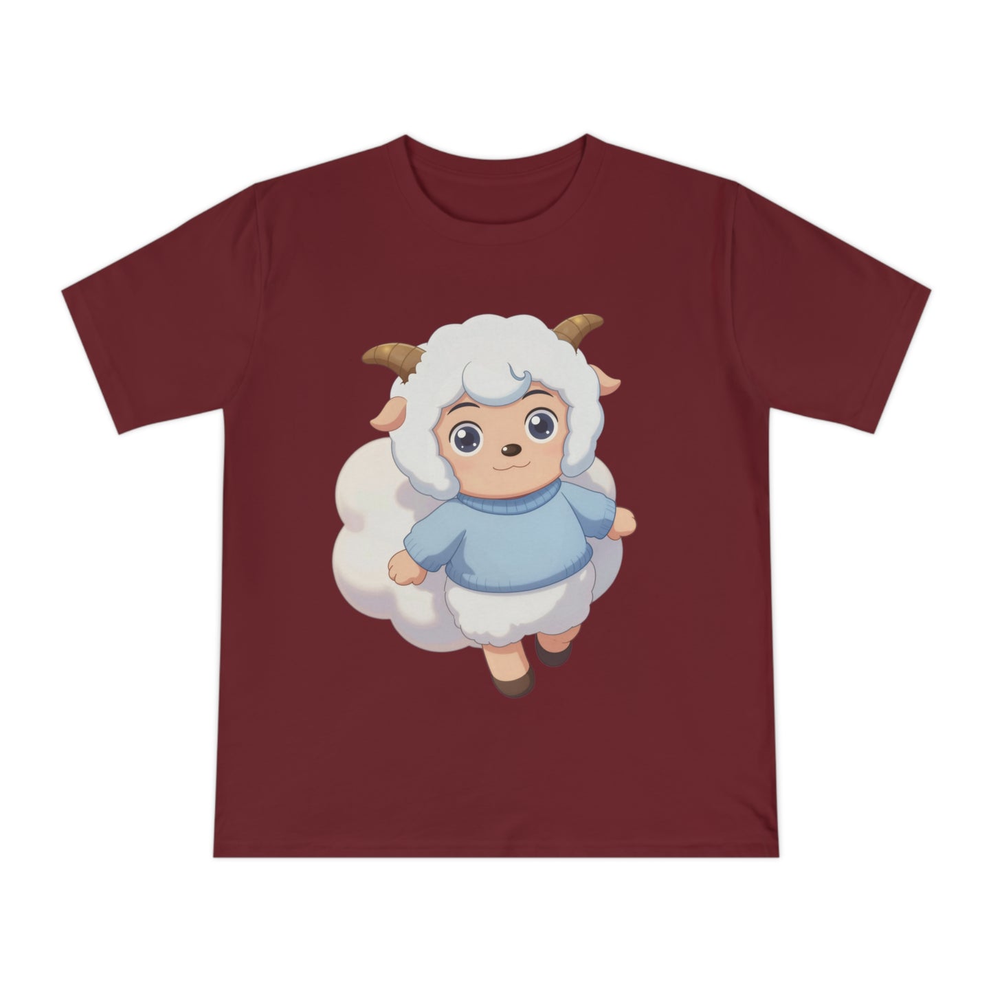 Fluffy Sheep Girl — Dreamy Anime Kawaii Sheep Character Tee