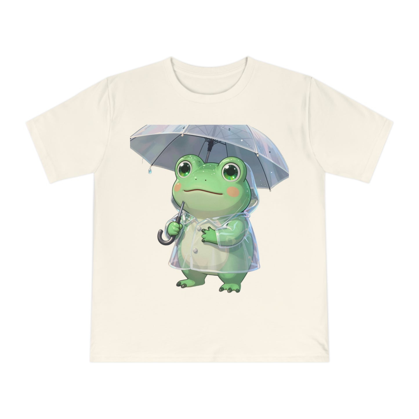 Kawaii Rain Frog — Cozy Puddle Day Tee