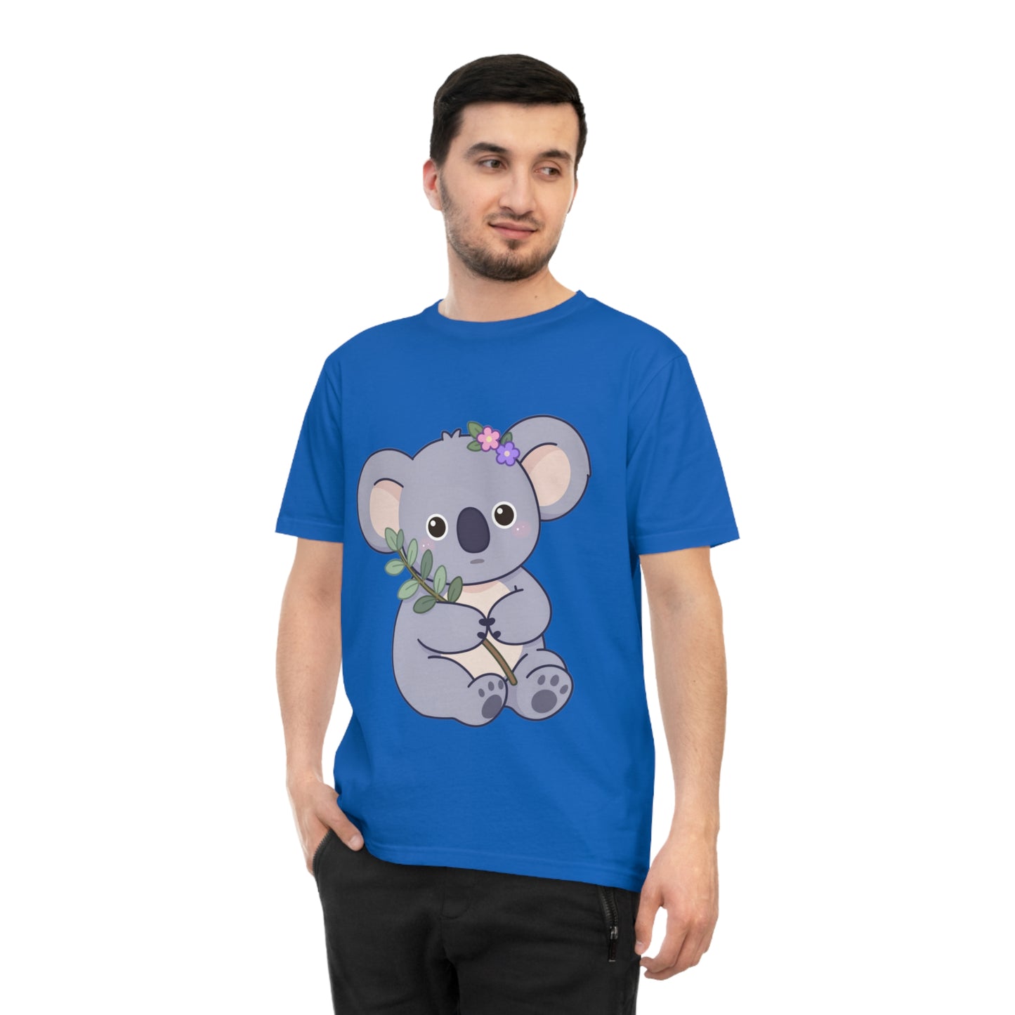 Lavender Koala — Flower Crown Kawaii Eucalyptus Tee