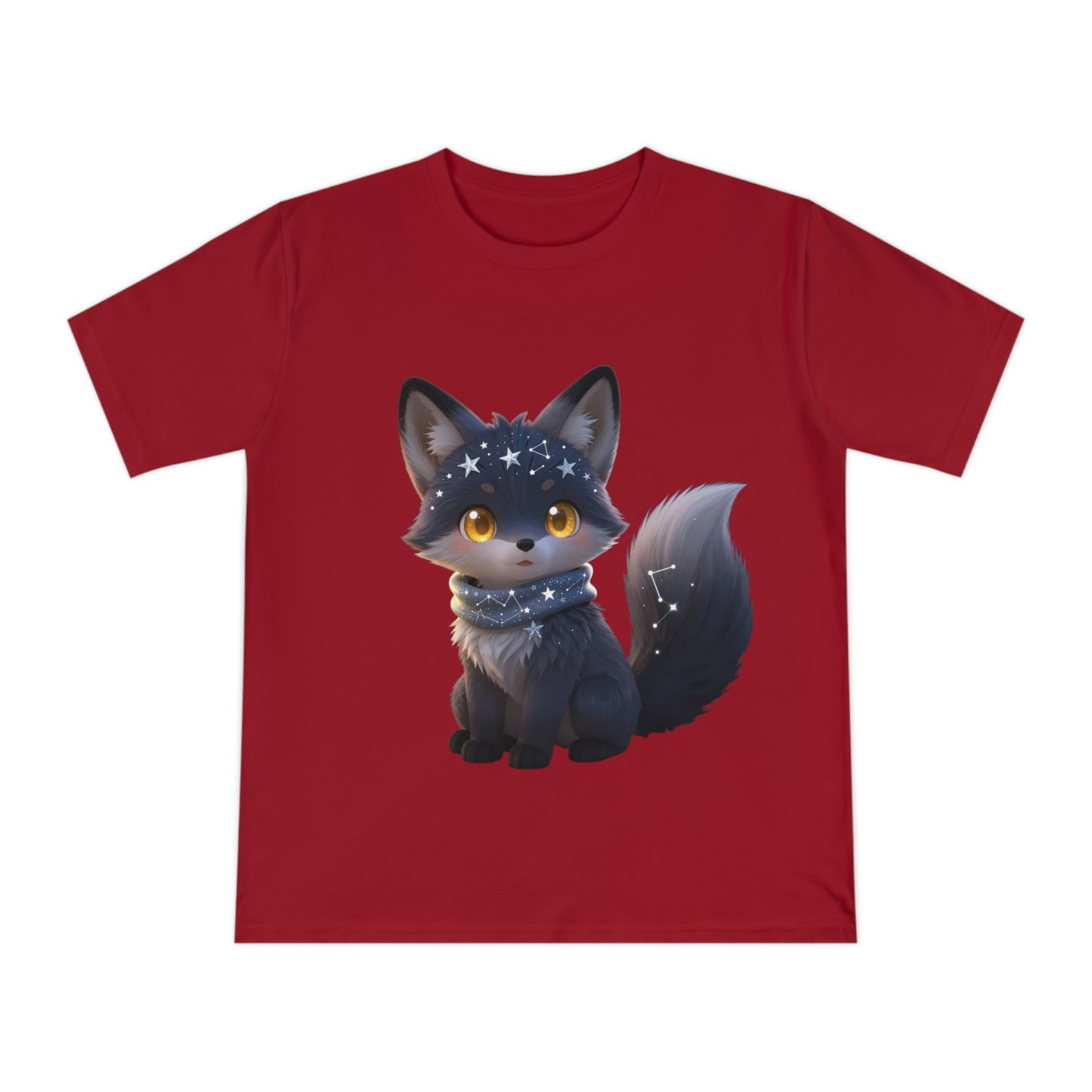 Starry Night Fox — Magical Constellation Kawaii Tee