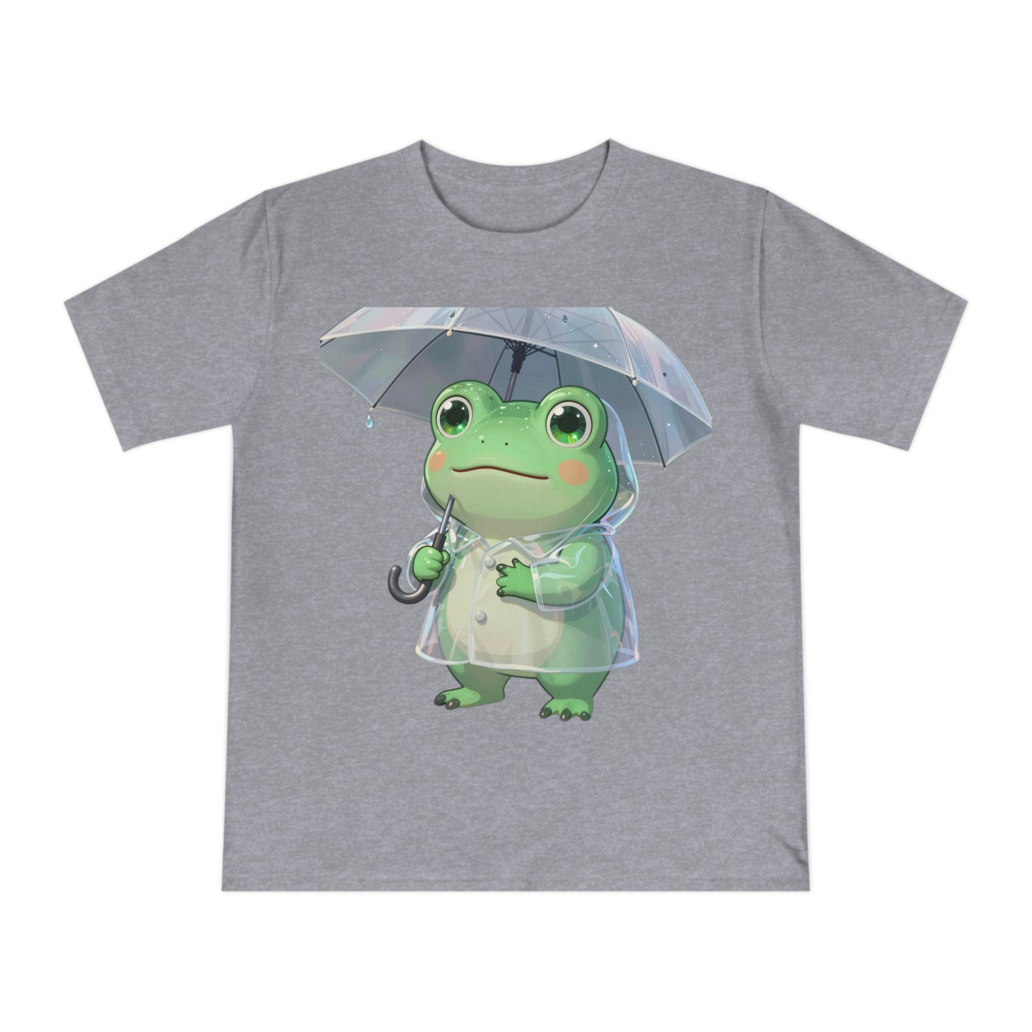 Kawaii Rain Frog — Cozy Puddle Day Tee