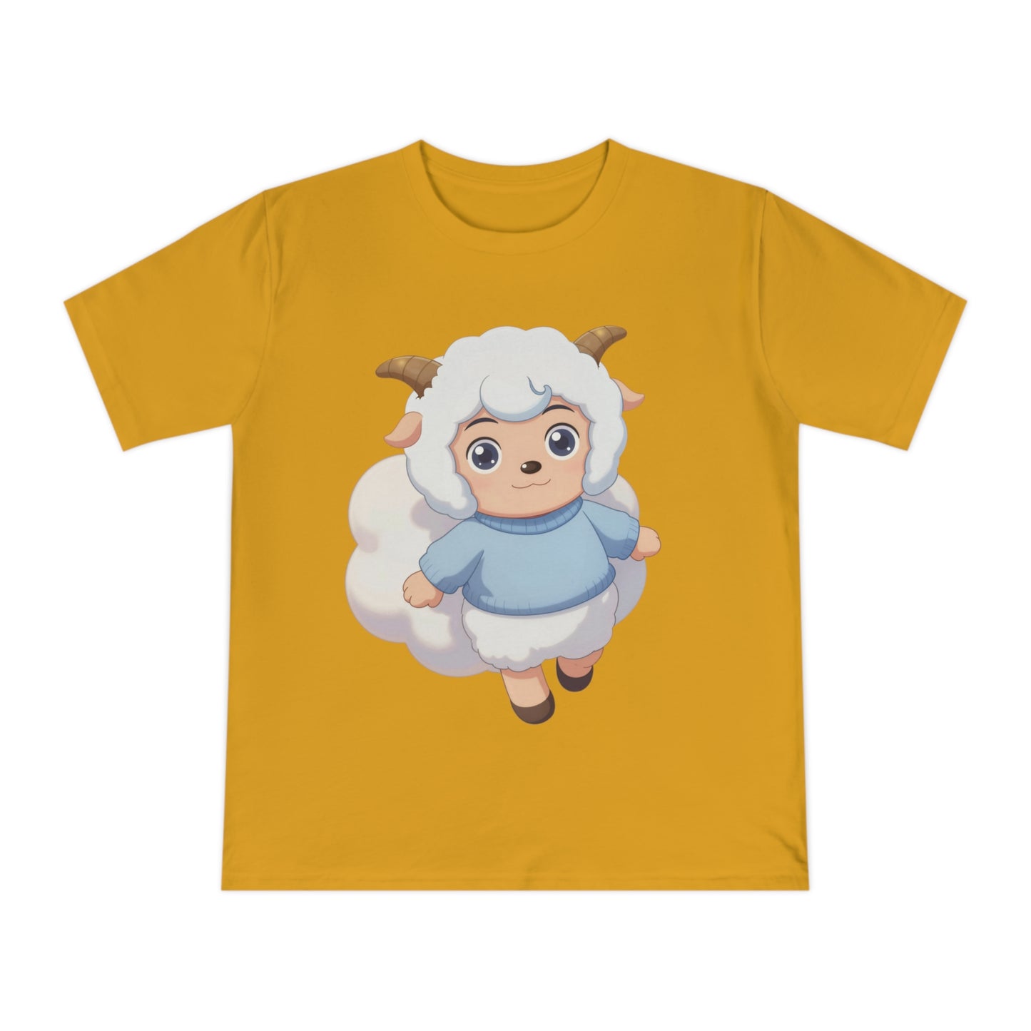 Fluffy Sheep Girl — Dreamy Anime Kawaii Sheep Character Tee