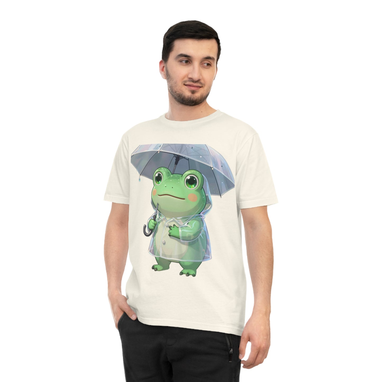 Kawaii Rain Frog — Cozy Puddle Day Tee