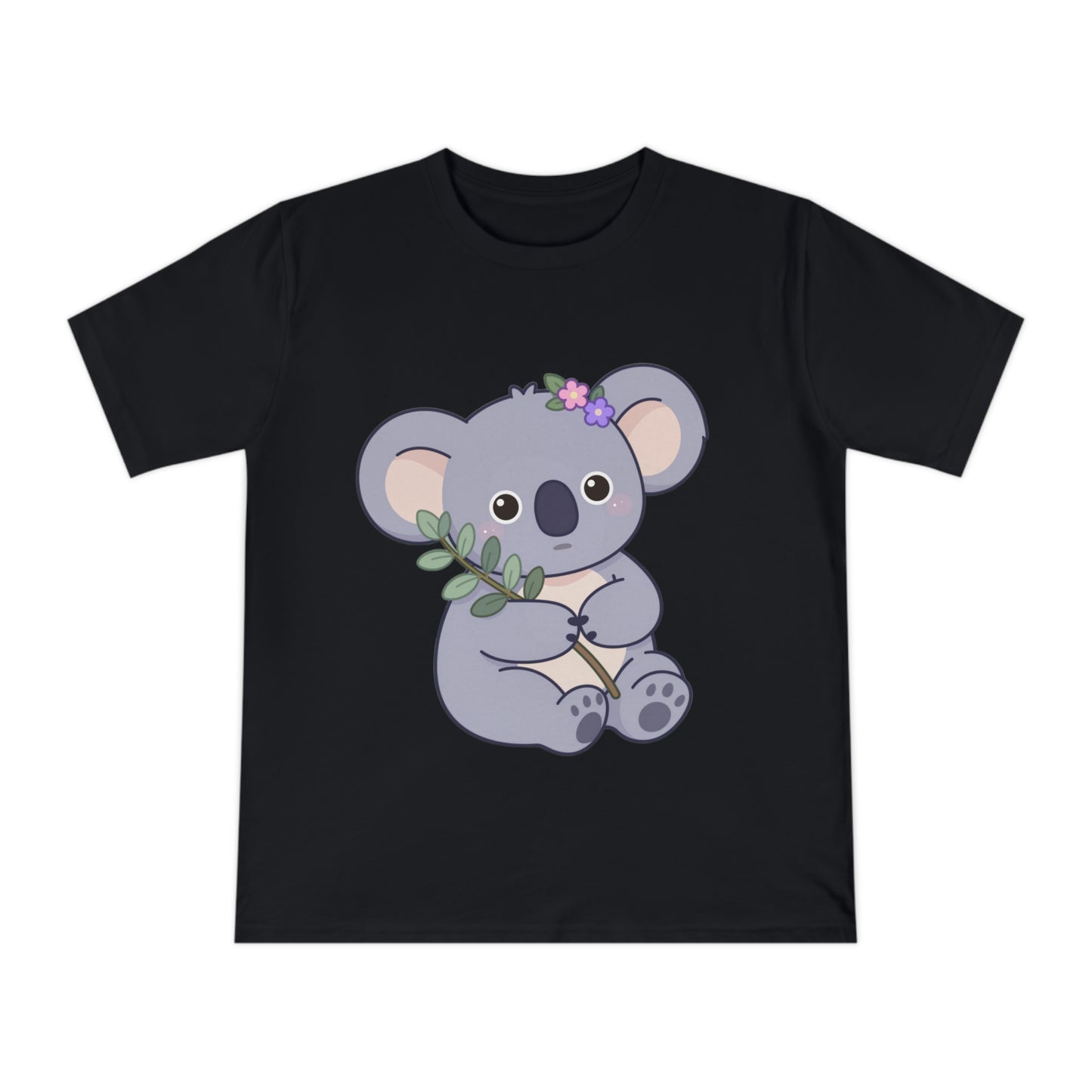 Lavender Koala — Flower Crown Kawaii Eucalyptus Tee