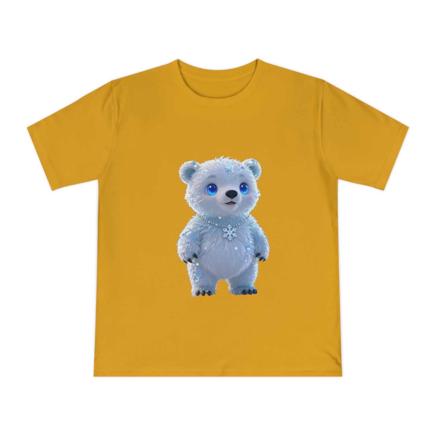 Crystal Arctic Bear — Aurora Night Kawaii Tee