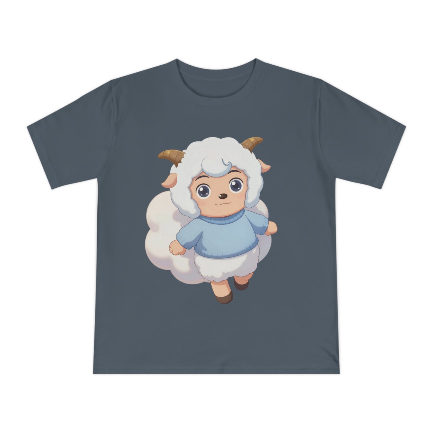 Fluffy Sheep Girl — Dreamy Anime Kawaii Sheep Character Tee