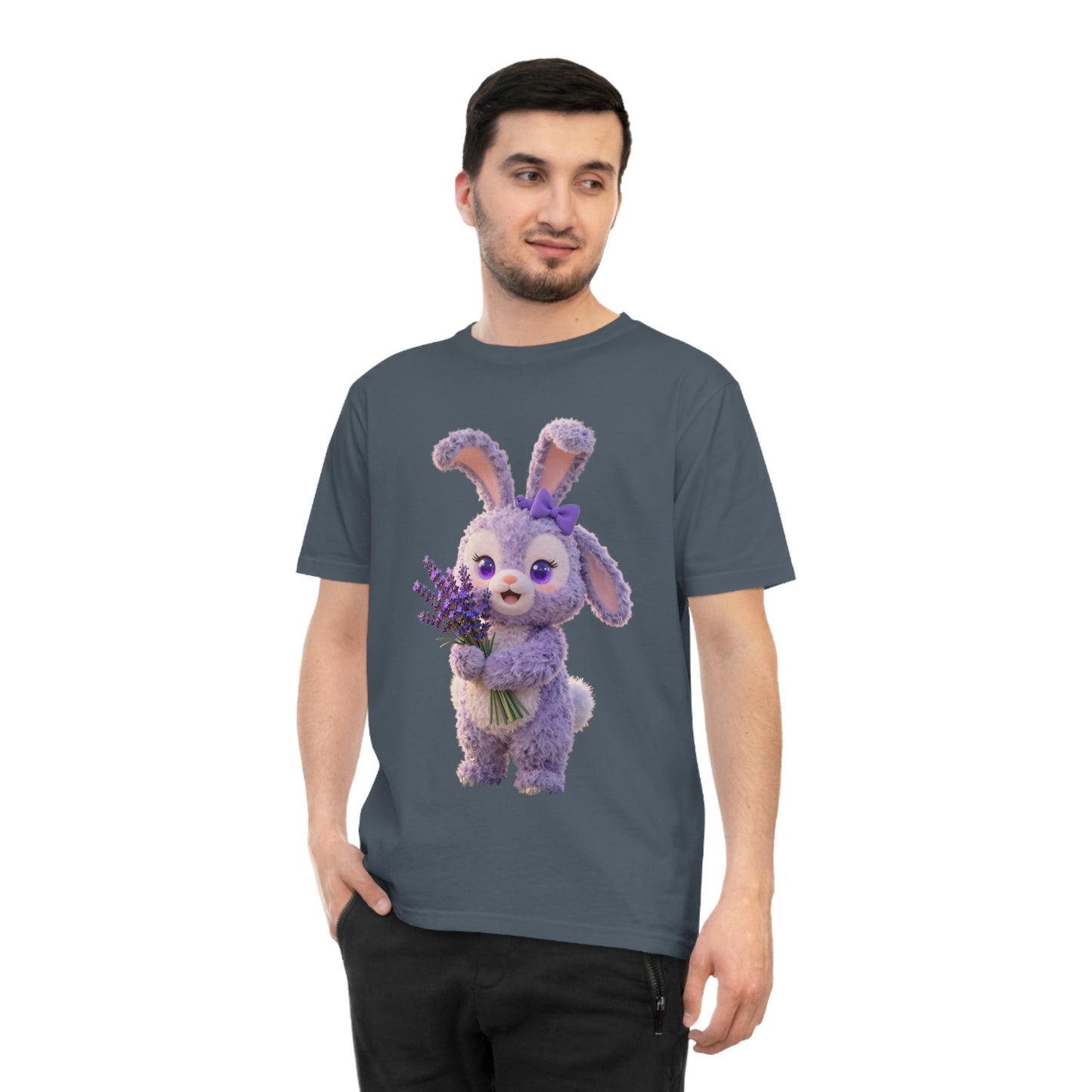 Lavender Dream Bunny — Pastel Flower Field Tee