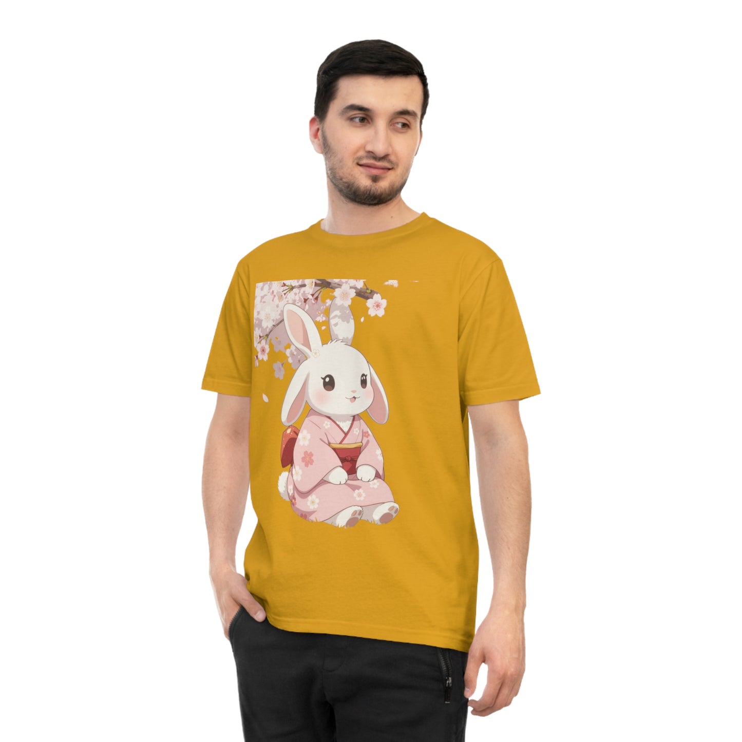 Sakura Bunny — Cherry Blossom Anime Haori Kawaii Tee
