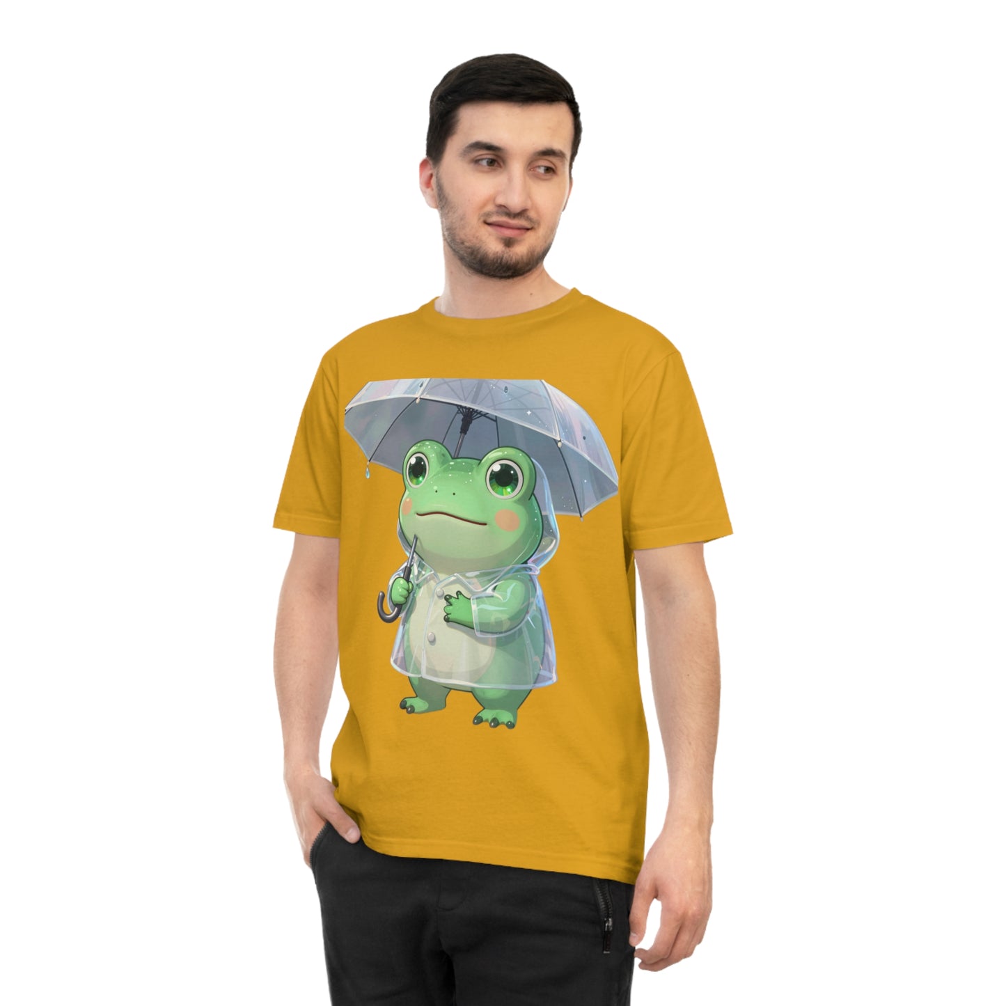 Kawaii Rain Frog — Cozy Puddle Day Tee