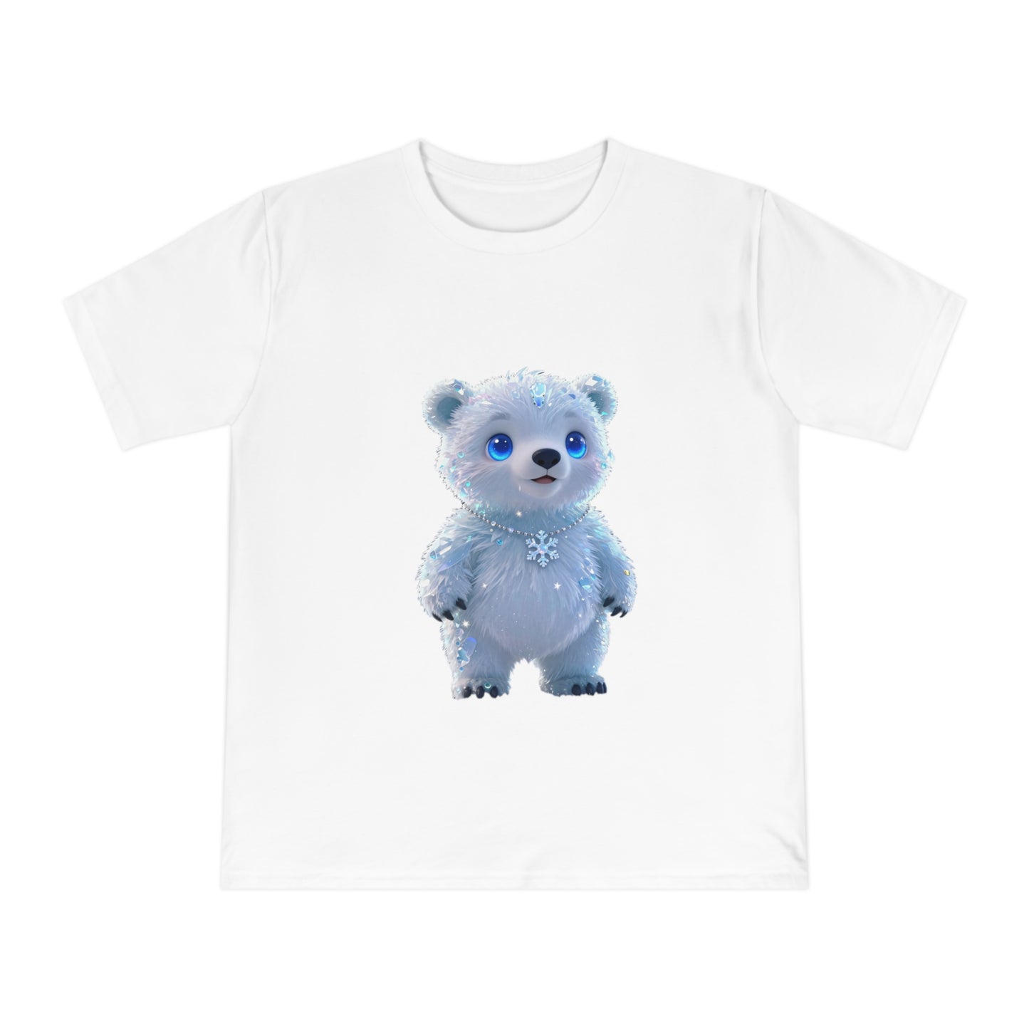 Crystal Arctic Bear — Aurora Night Kawaii Tee