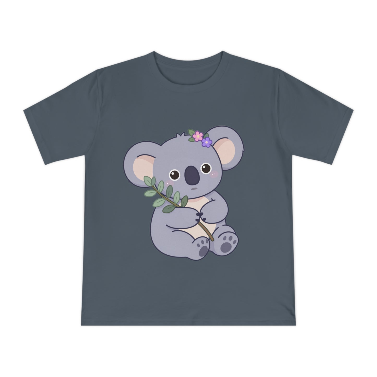 Lavender Koala — Flower Crown Kawaii Eucalyptus Tee