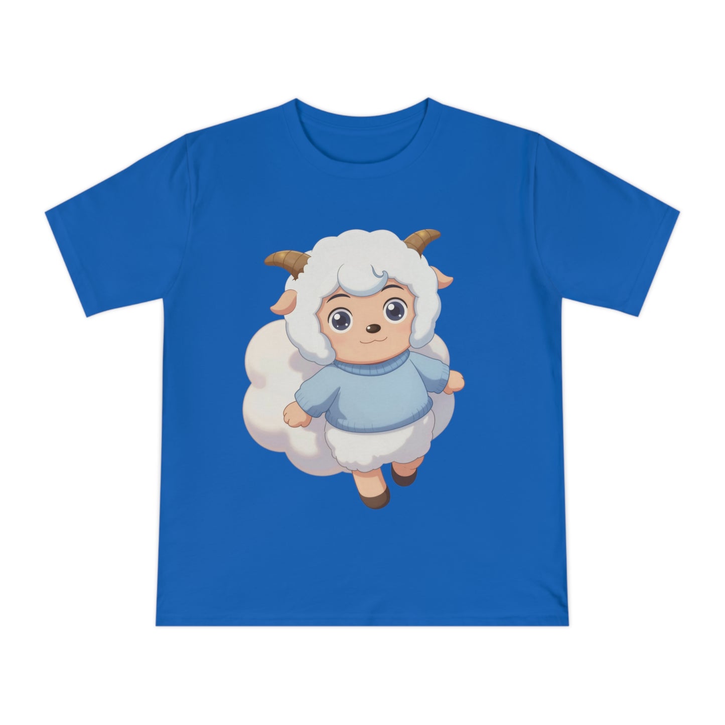Fluffy Sheep Girl — Dreamy Anime Kawaii Sheep Character Tee