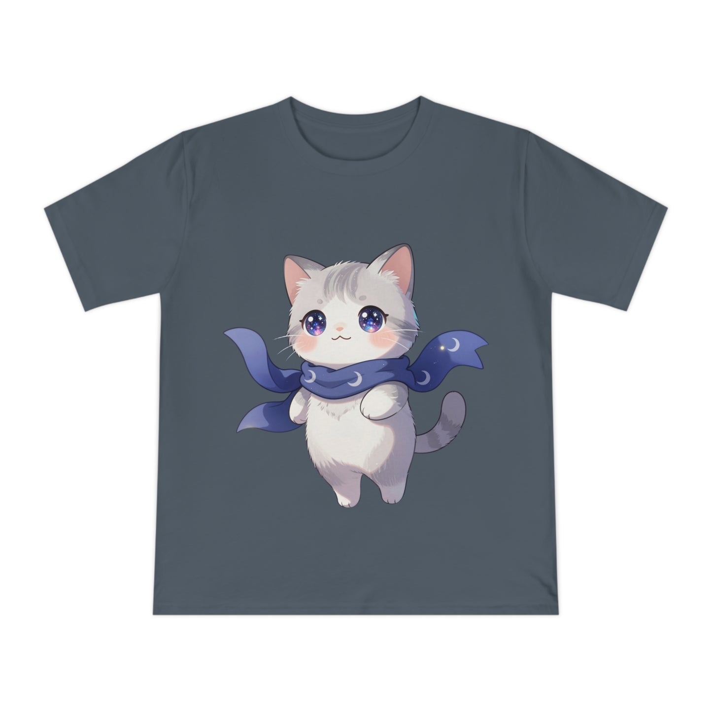 Chibi Galaxy Cat — Kawaii Night Sky Tee