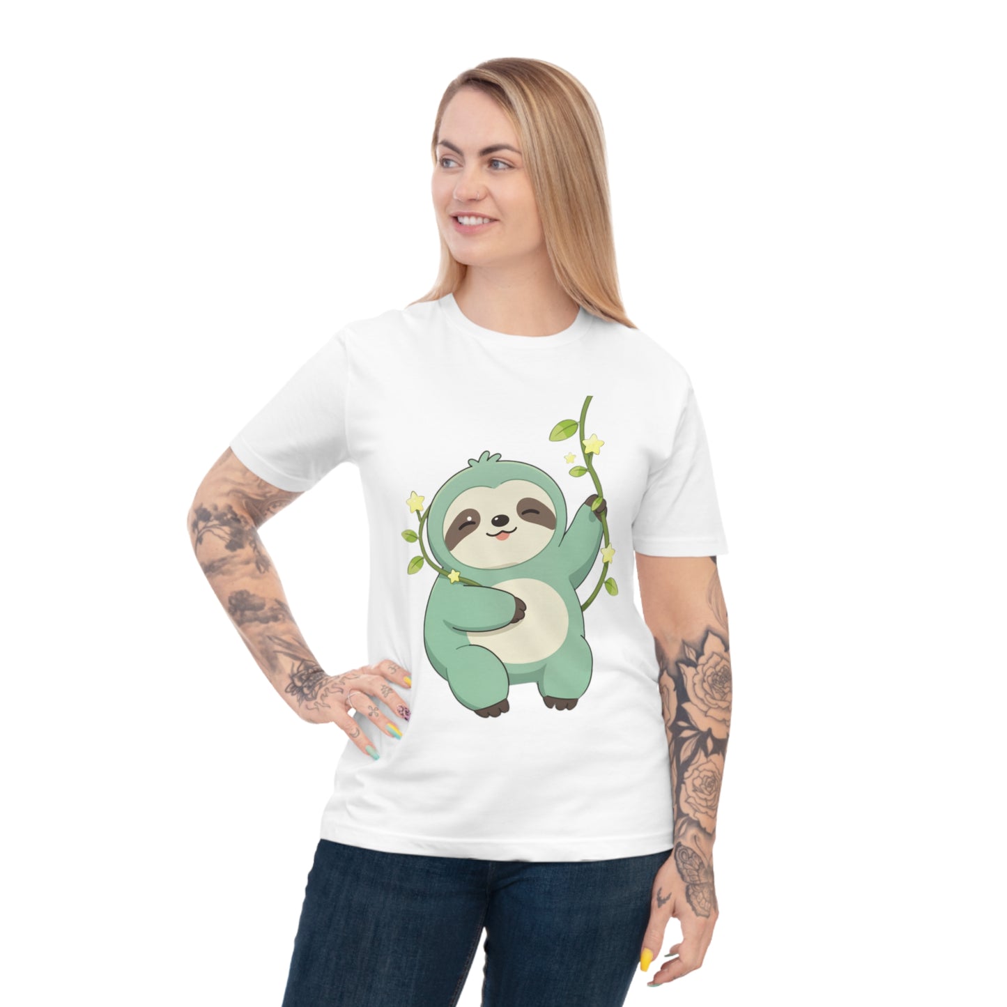 Sleepy Sloth — Dreamy Vine Kawaii Tee