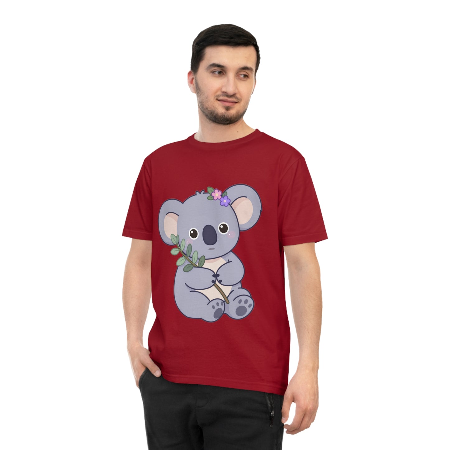 Lavender Koala — Flower Crown Kawaii Eucalyptus Tee