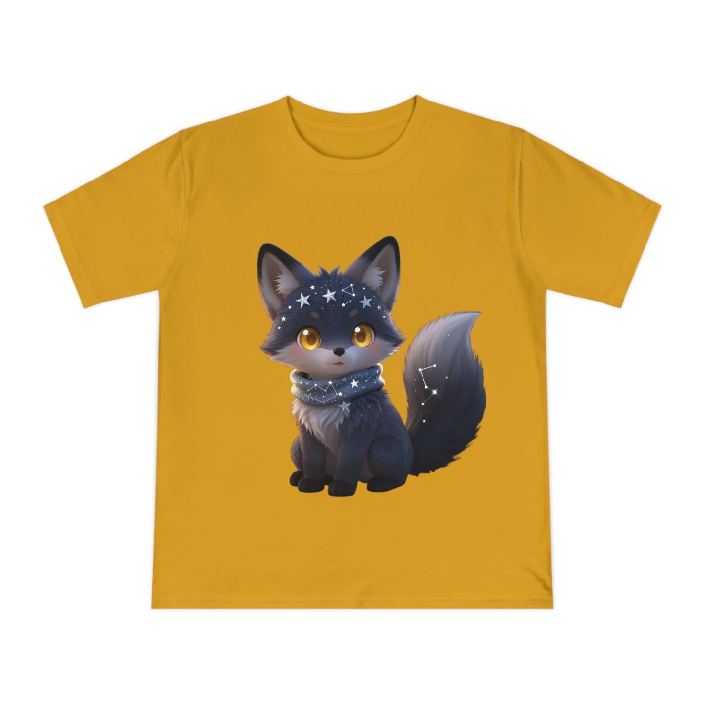 Starry Night Fox — Magical Constellation Kawaii Tee