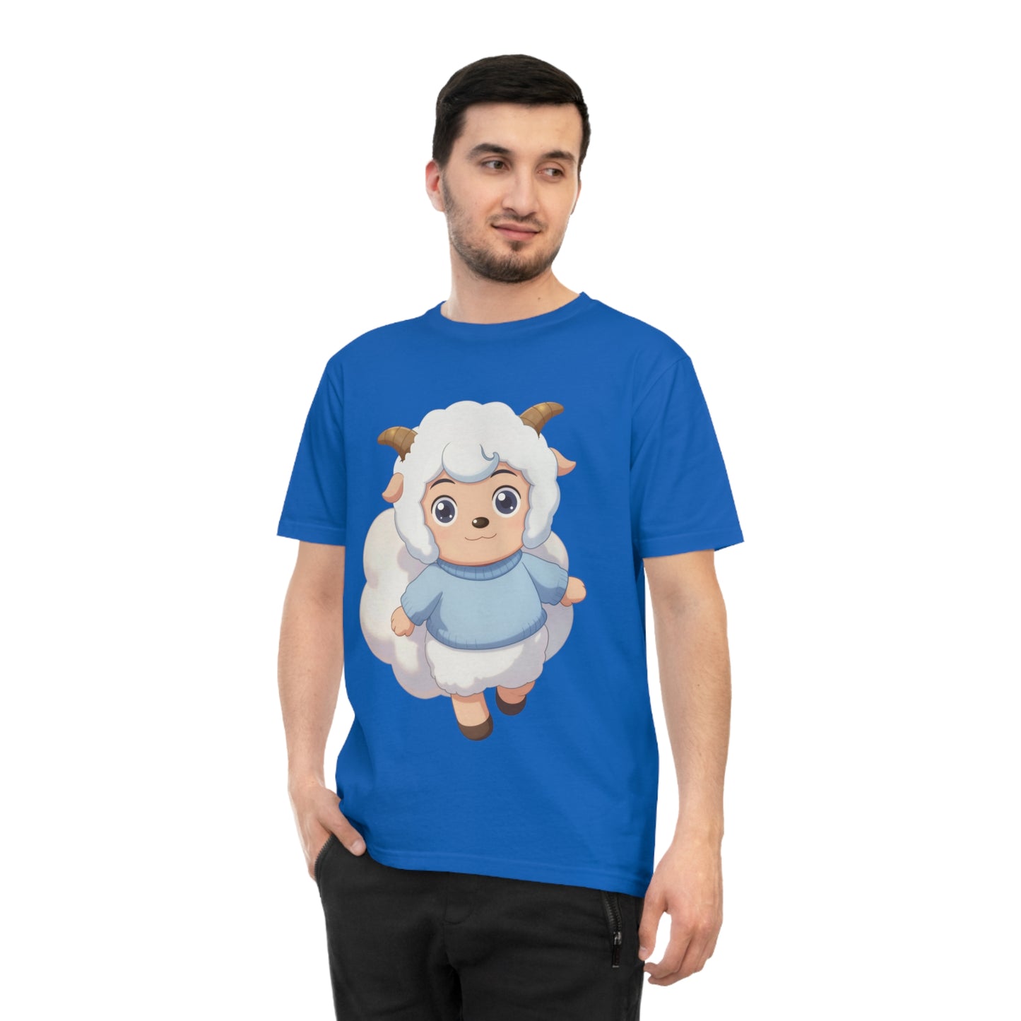 Fluffy Sheep Girl — Dreamy Anime Kawaii Sheep Character Tee