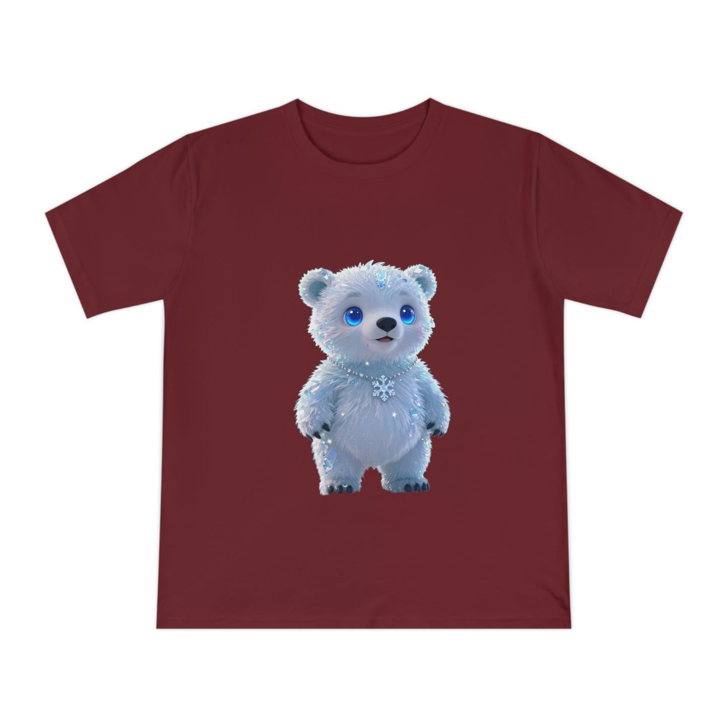 Crystal Arctic Bear — Aurora Night Kawaii Tee