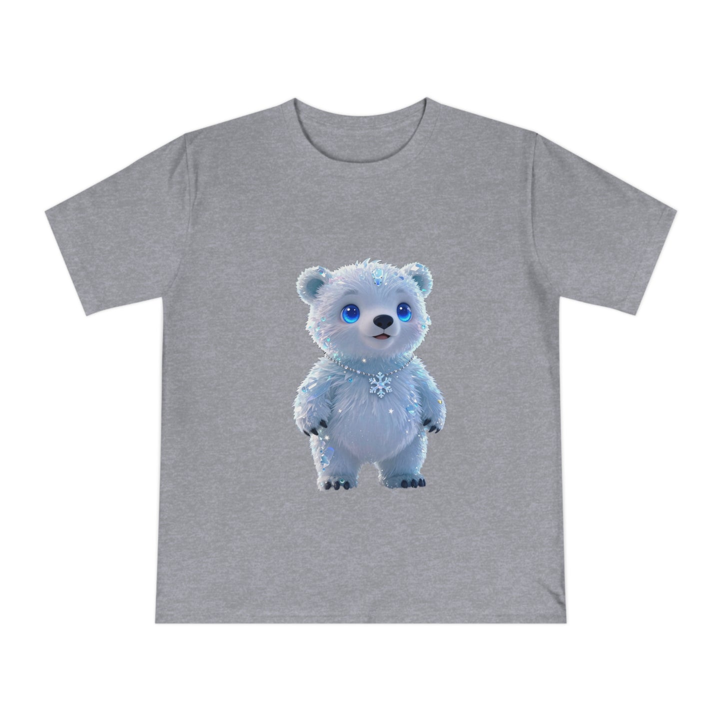 Crystal Arctic Bear — Aurora Night Kawaii Tee