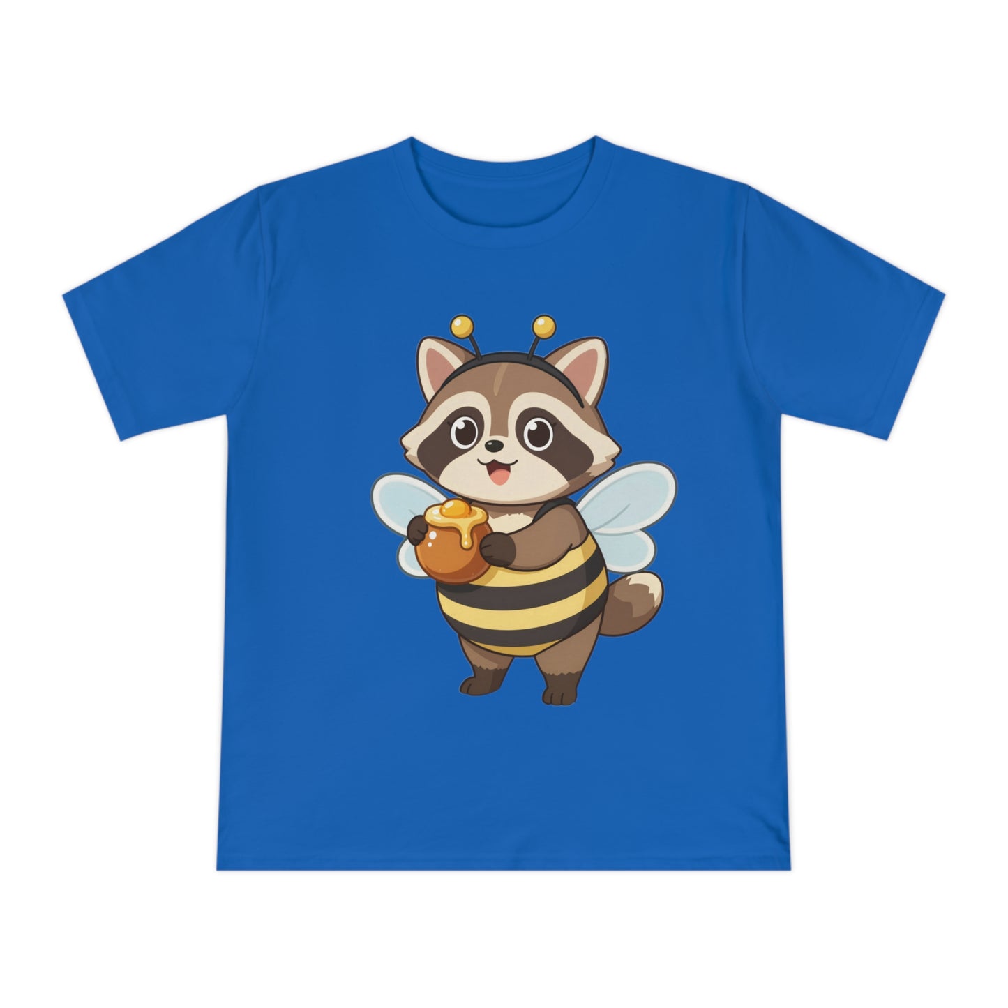Honey Bee Raccoon — Chibi Anime Bee Kawaii Tee