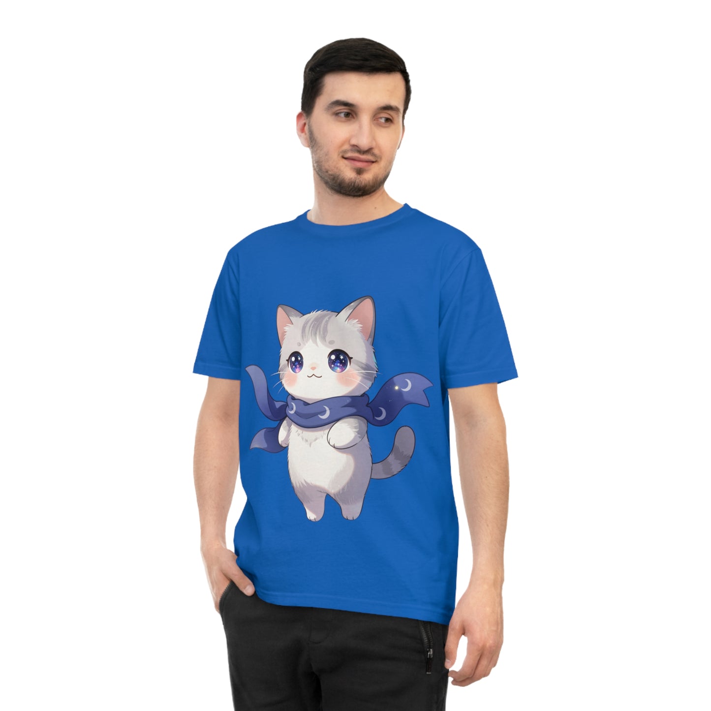 Chibi Galaxy Cat — Kawaii Night Sky Tee