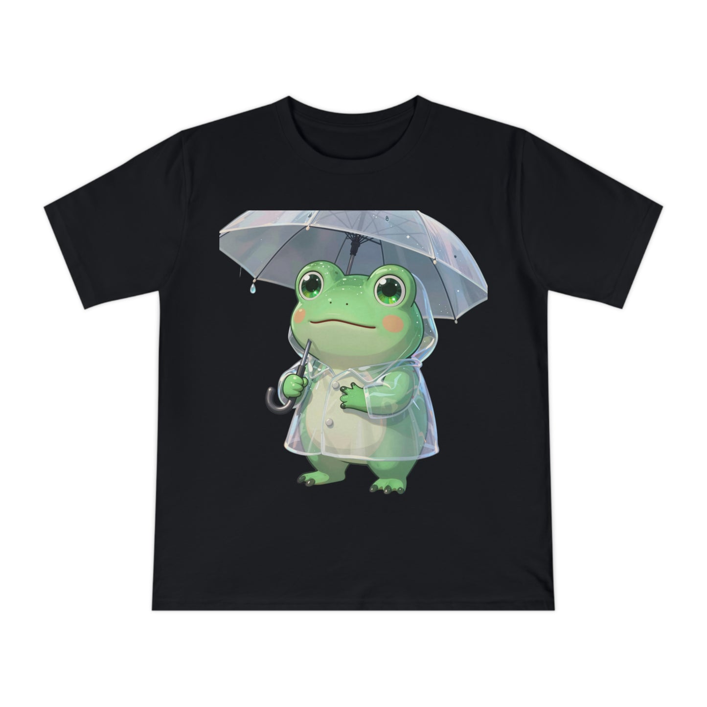 Kawaii Rain Frog — Cozy Puddle Day Tee