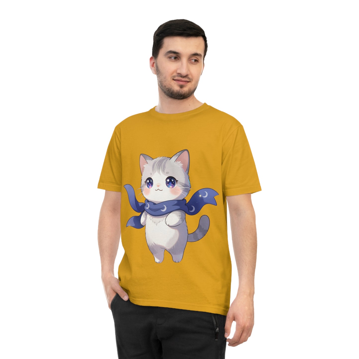 Chibi Galaxy Cat — Kawaii Night Sky Tee
