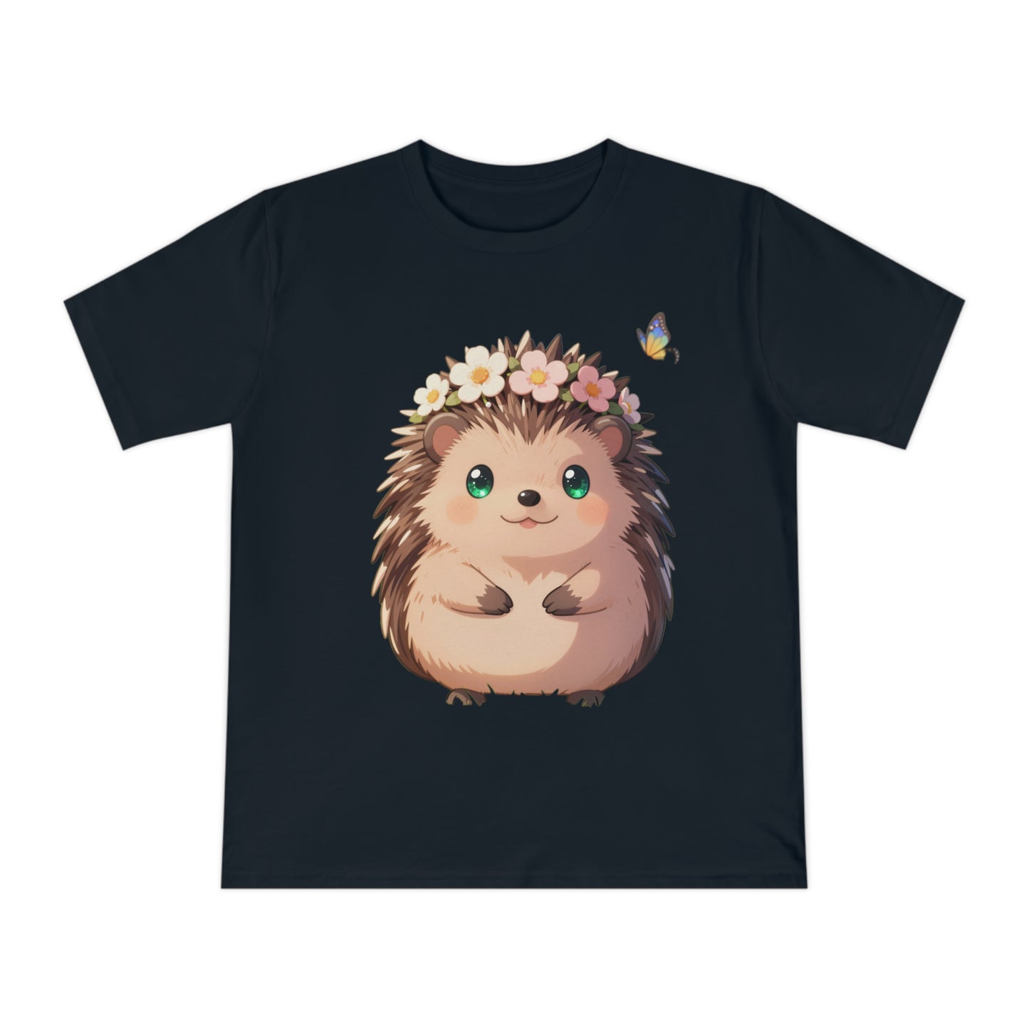 Floral Hedgehog — Blossom Meadow Kawaii Tee