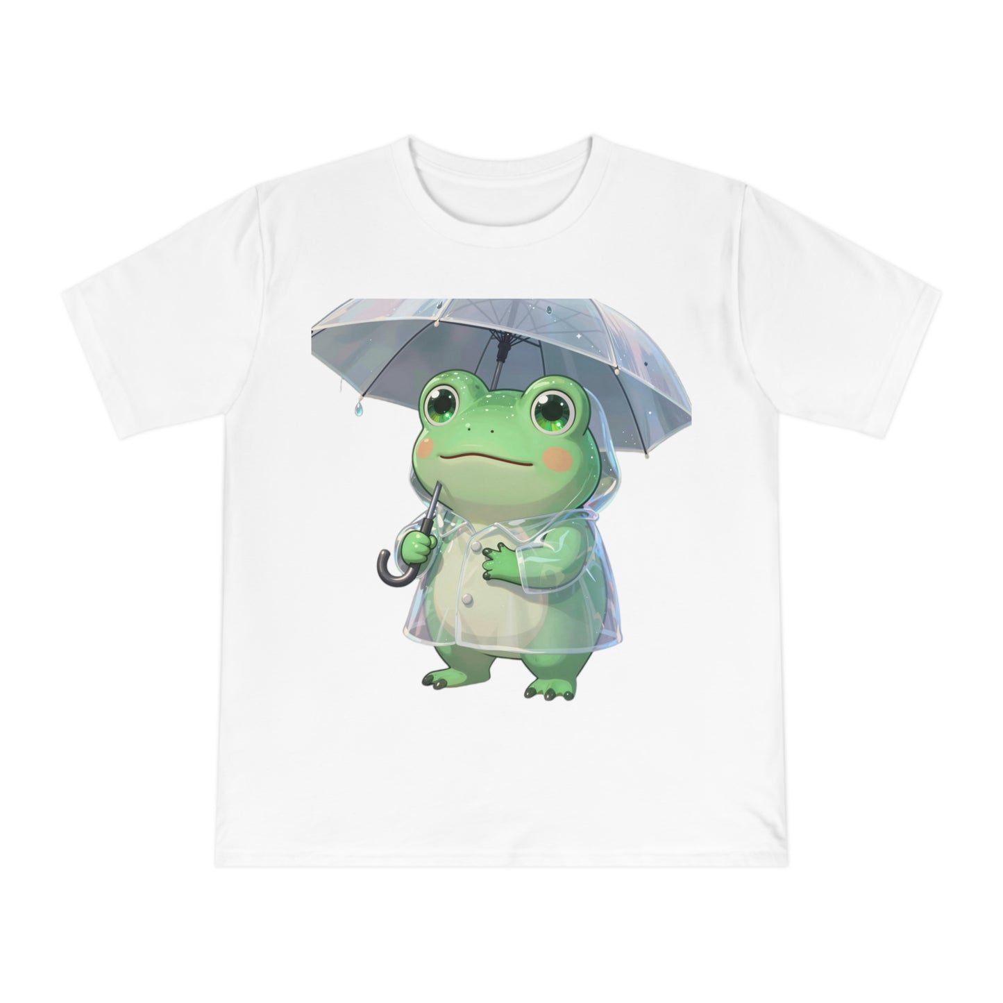 Kawaii Rain Frog — Cozy Puddle Day Tee