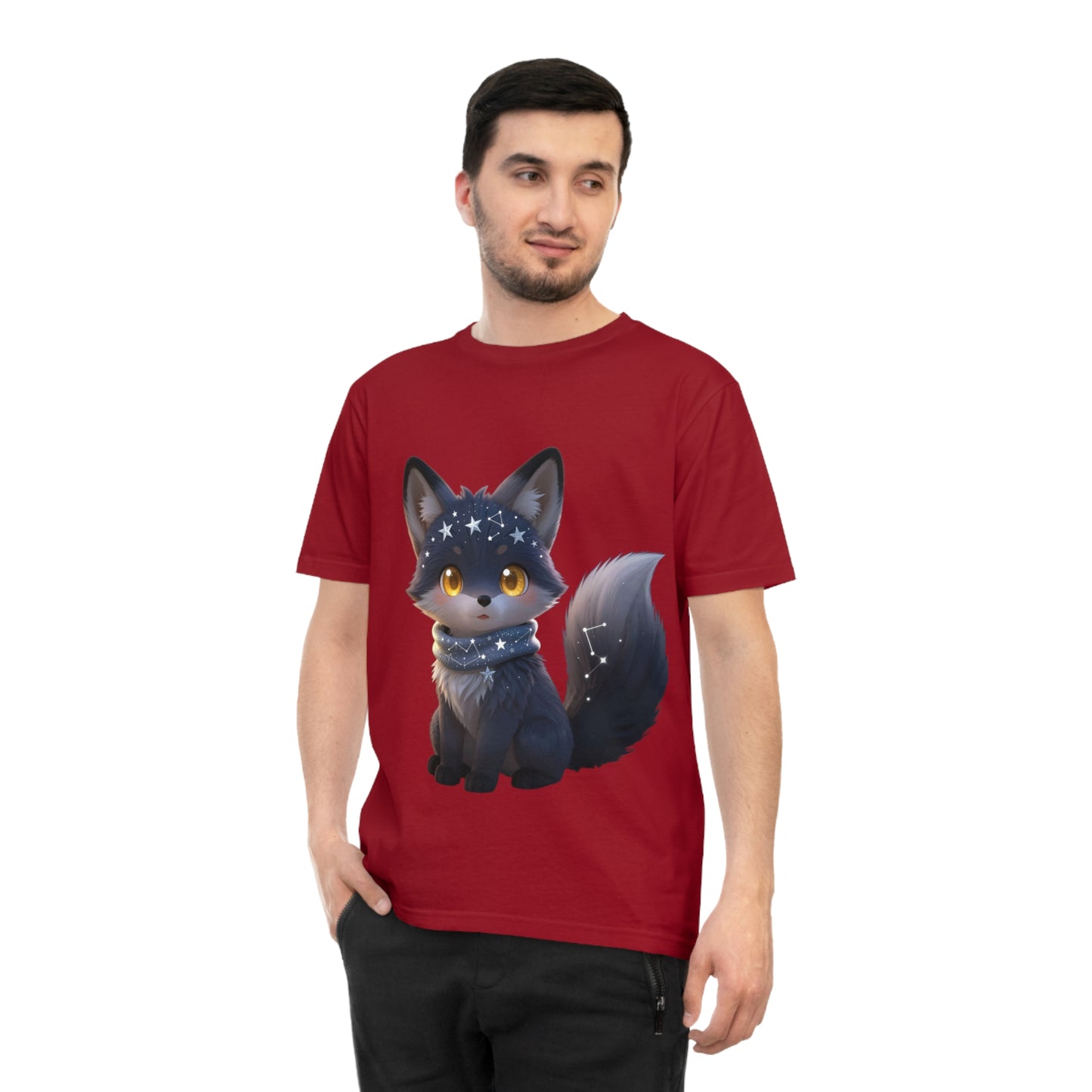 Starry Night Fox — Magical Constellation Kawaii Tee