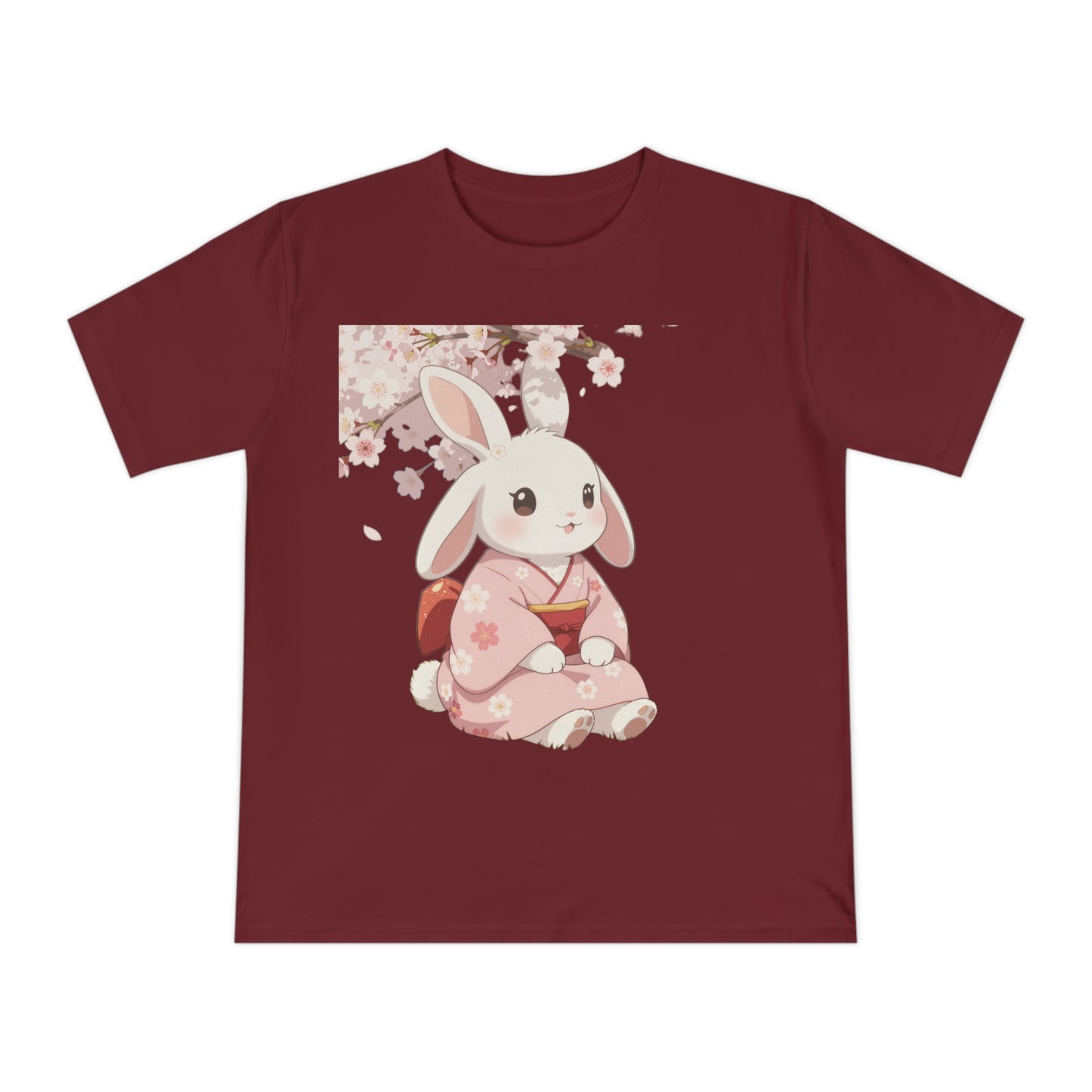 Sakura Bunny — Cherry Blossom Anime Haori Kawaii Tee